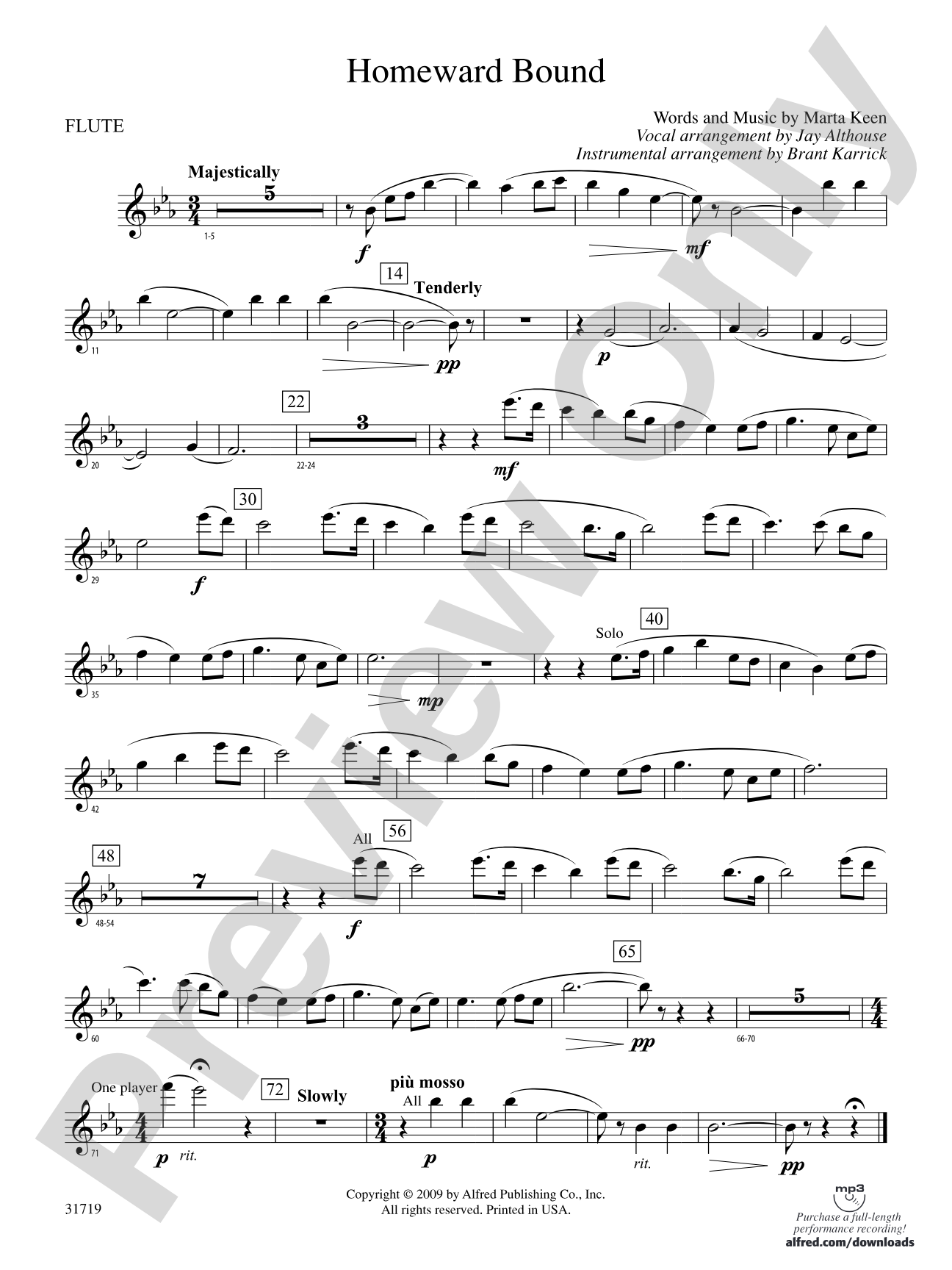 Homeward Bound: Flute