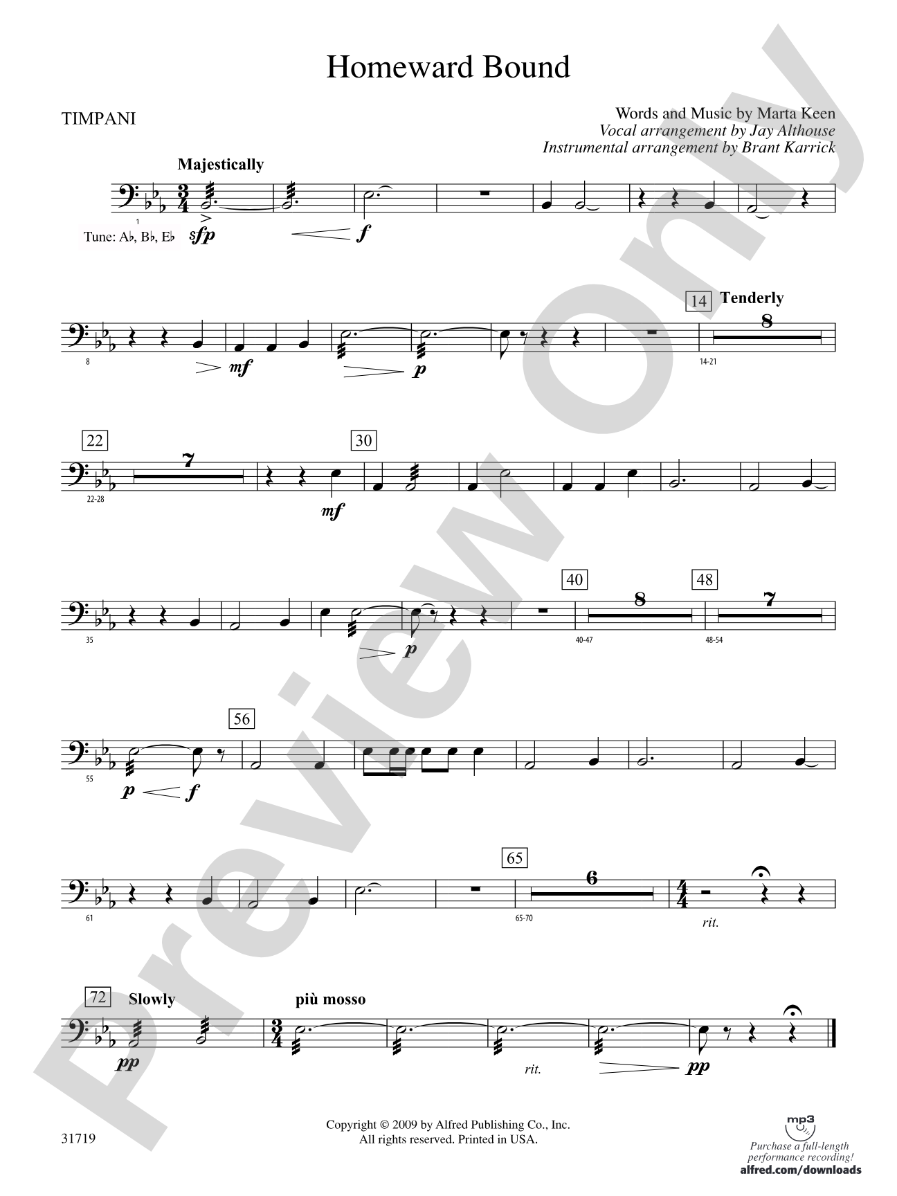 Homeward Bound: Timpani