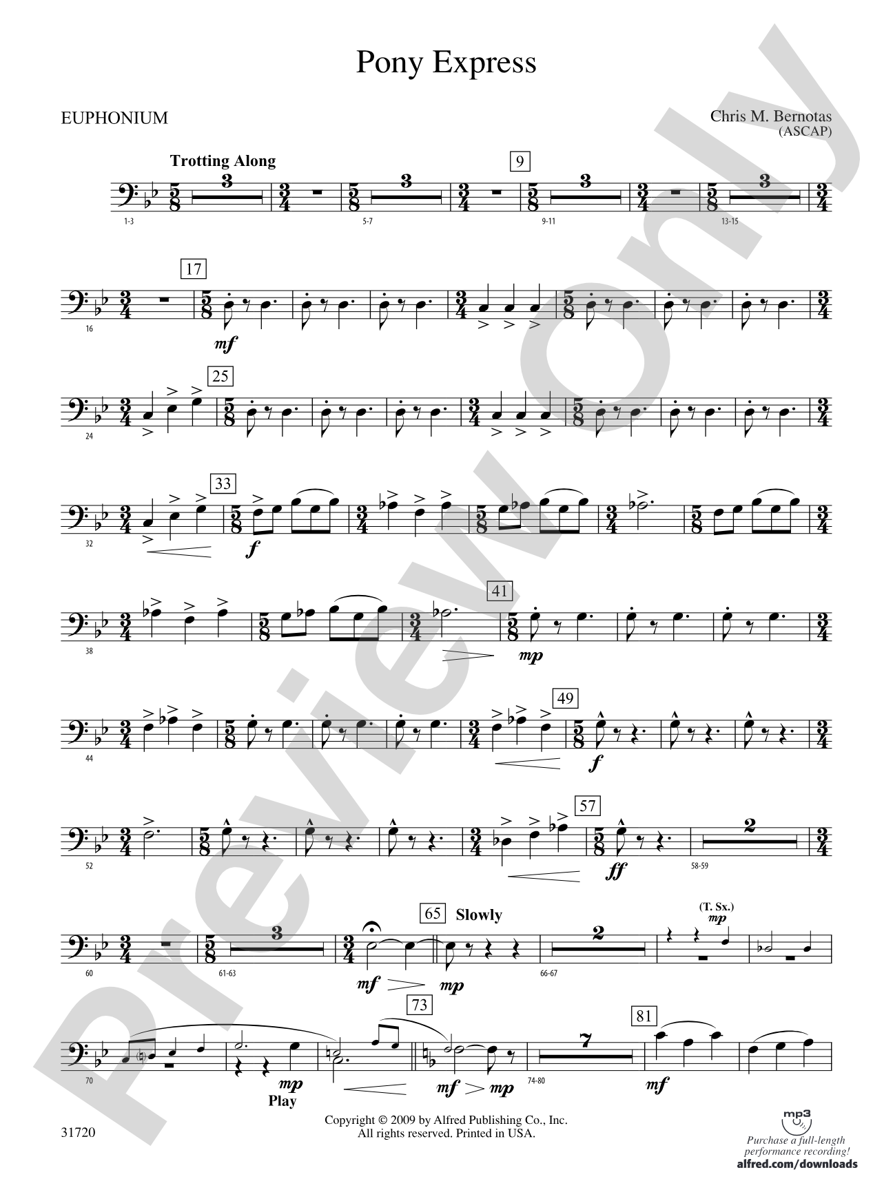 Pony Express: Baritone B.C.
