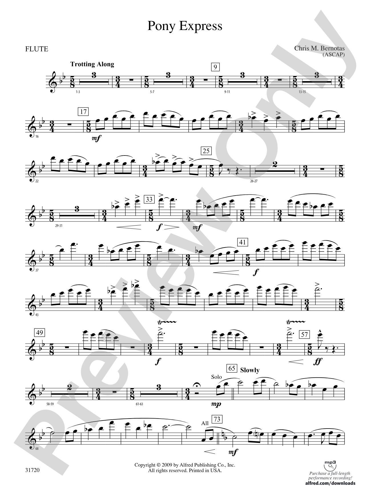 Pony Express: Flute