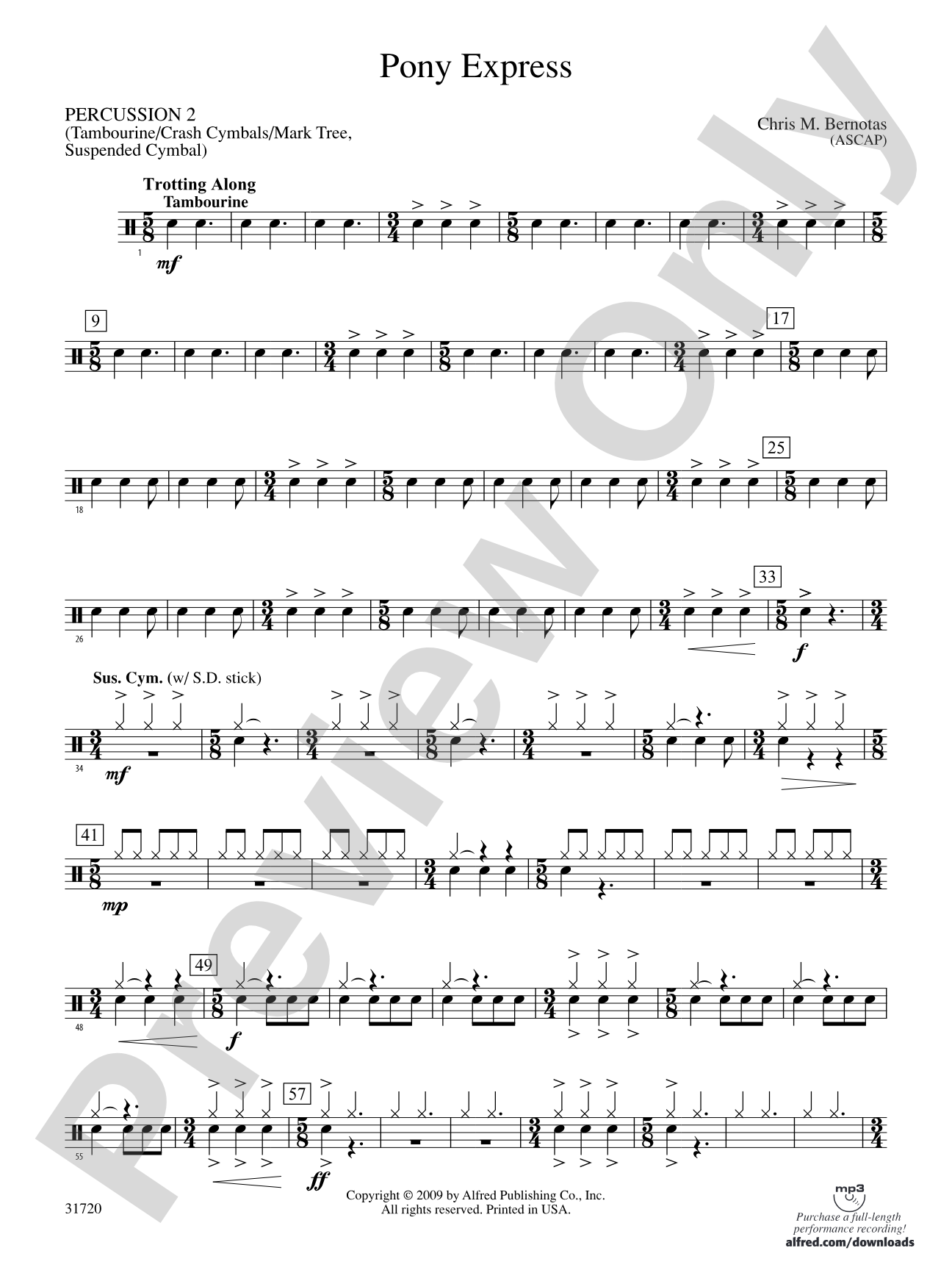 Pony Express: 2nd Percussion
