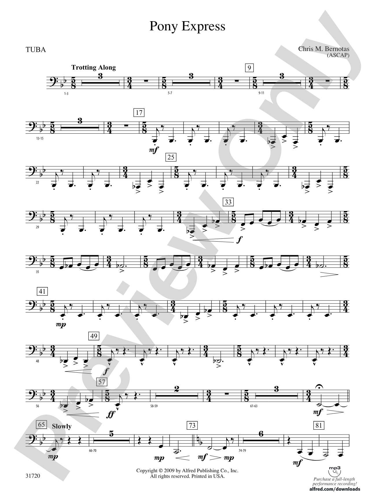 Pony Express: Tuba