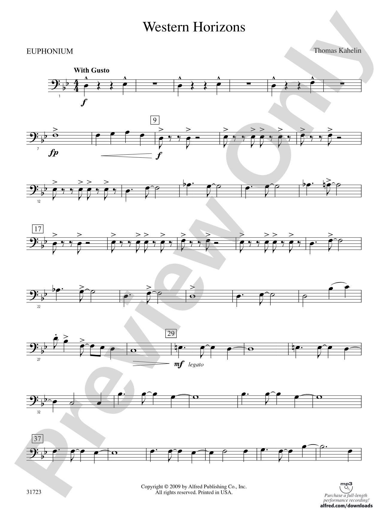 Western Horizons: Baritone B.C.