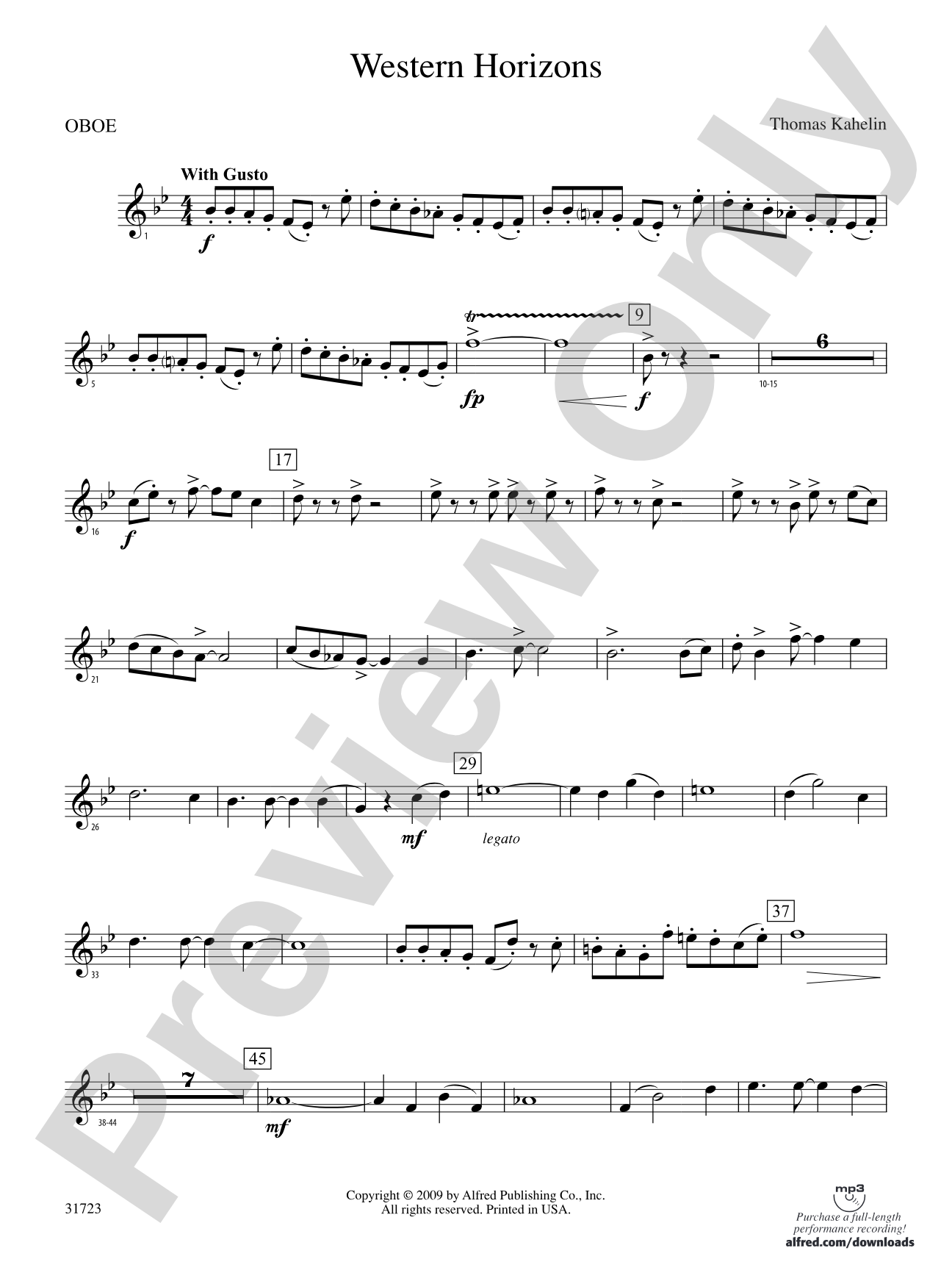 Western Horizons: Oboe