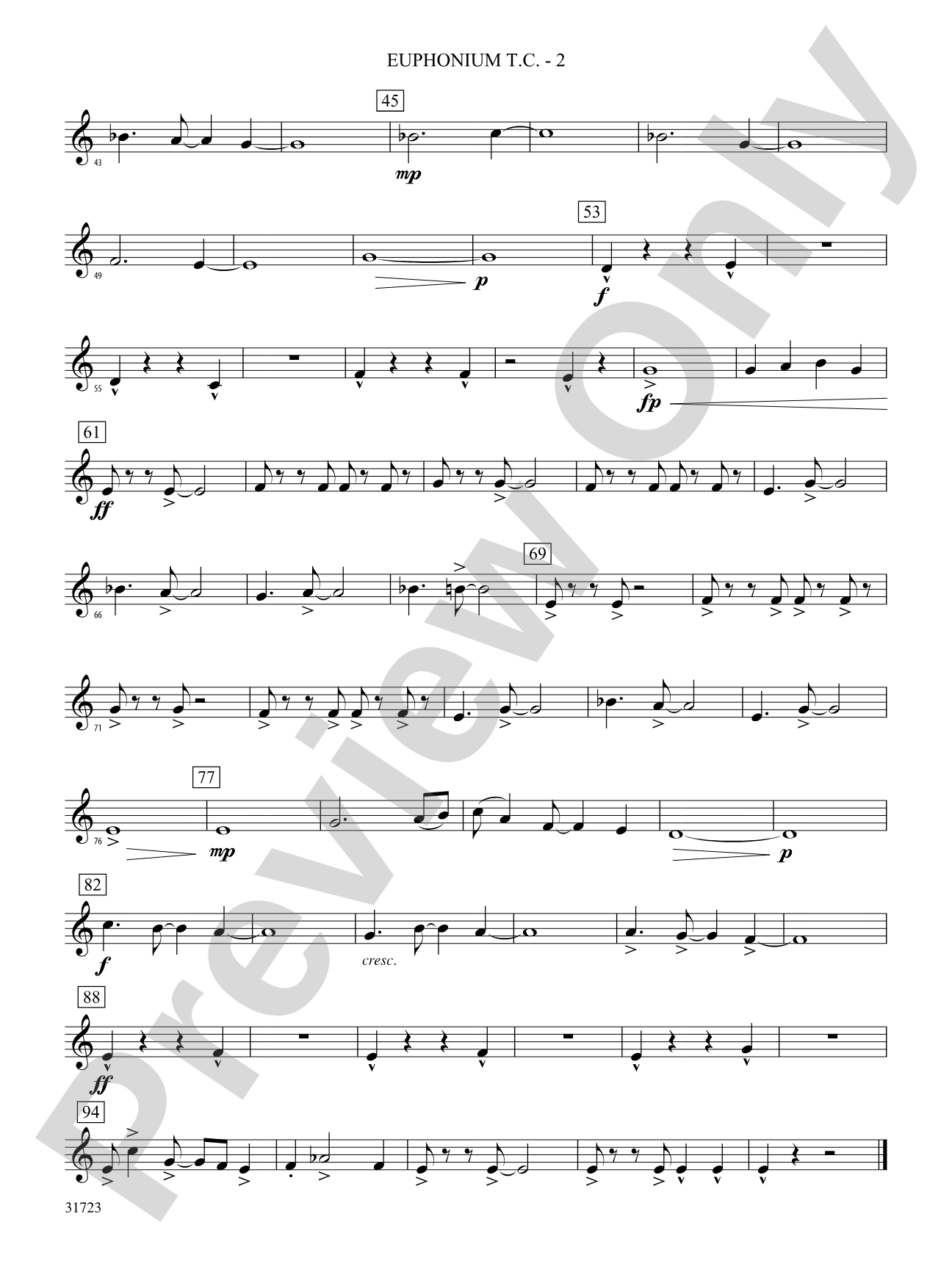 Western Horizons: (wp) Baritone T.C.