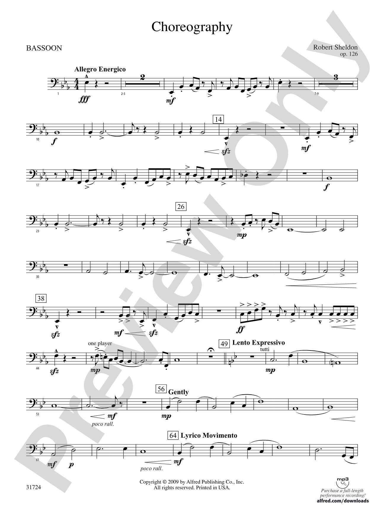 Choreography: Bassoon