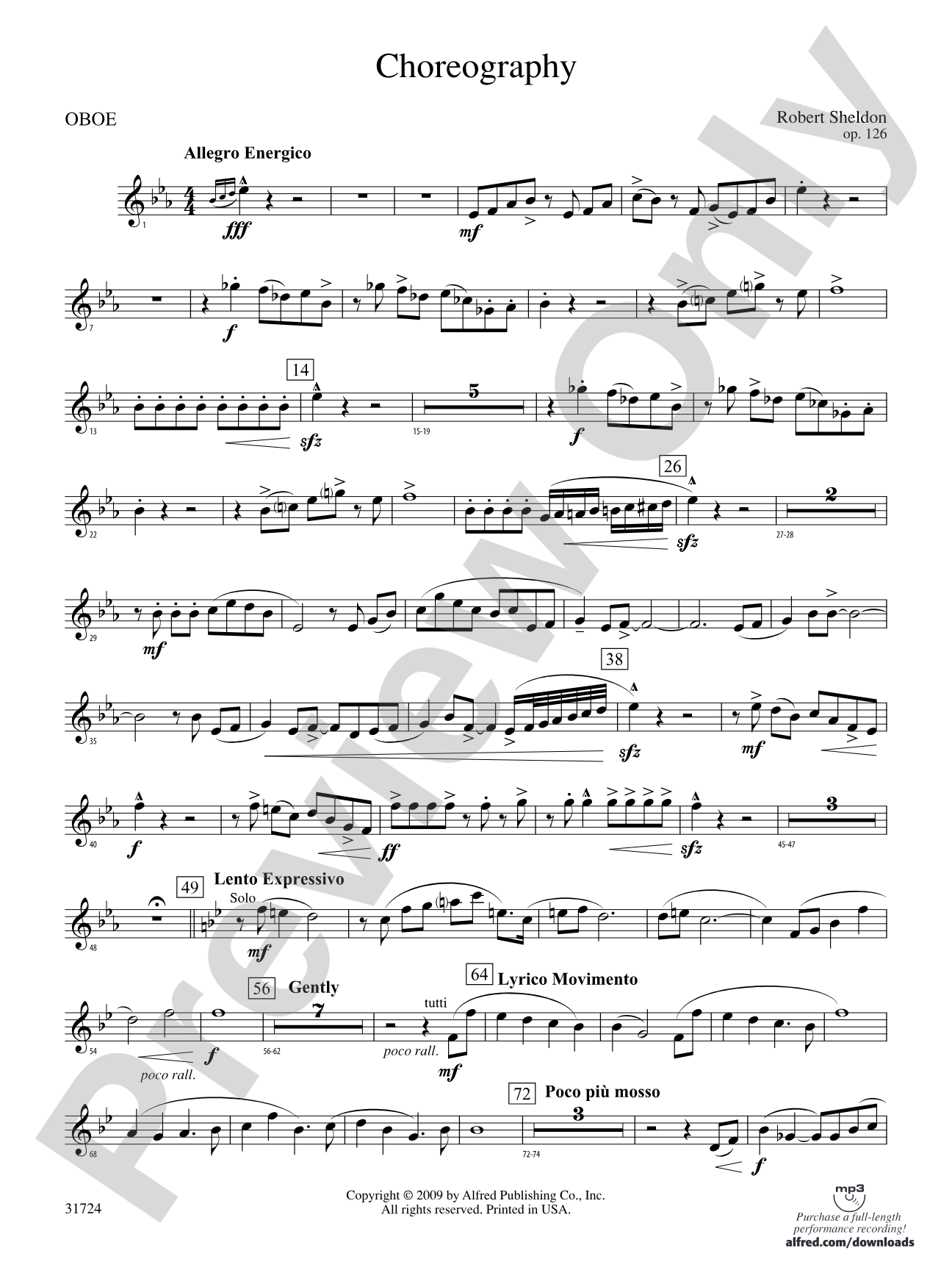 Choreography: Oboe