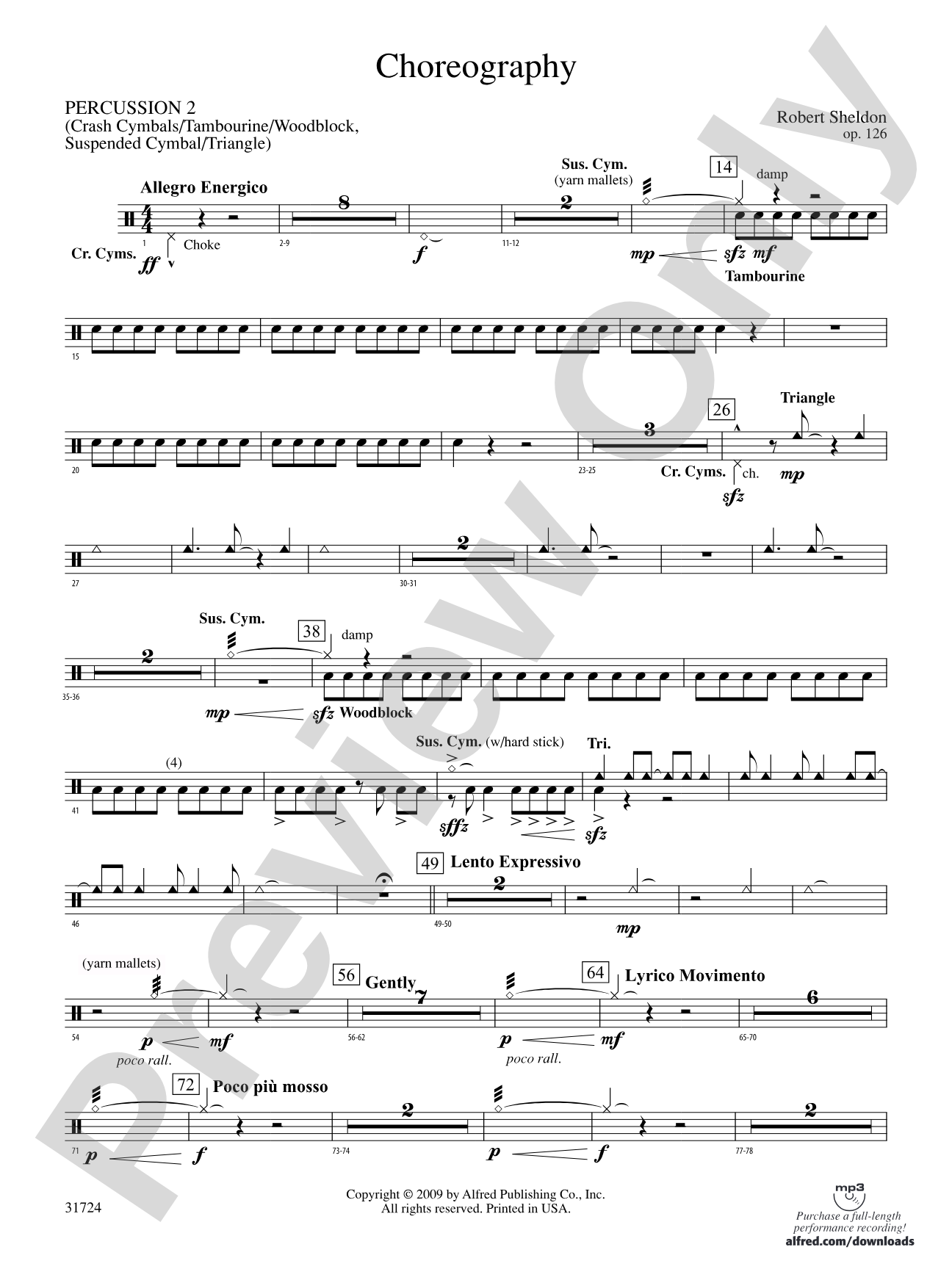 Choreography: 2nd Percussion