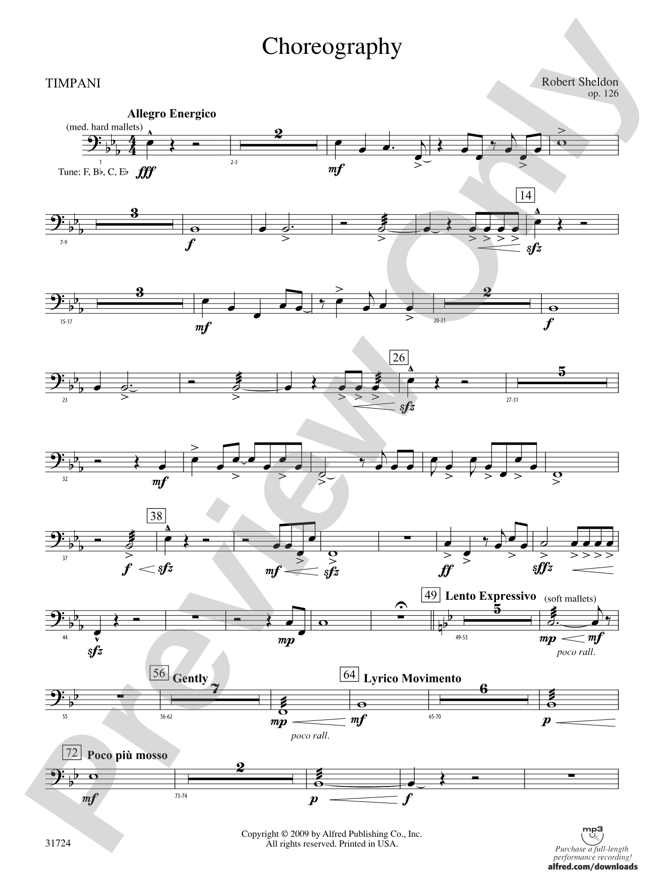 Choreography: Timpani