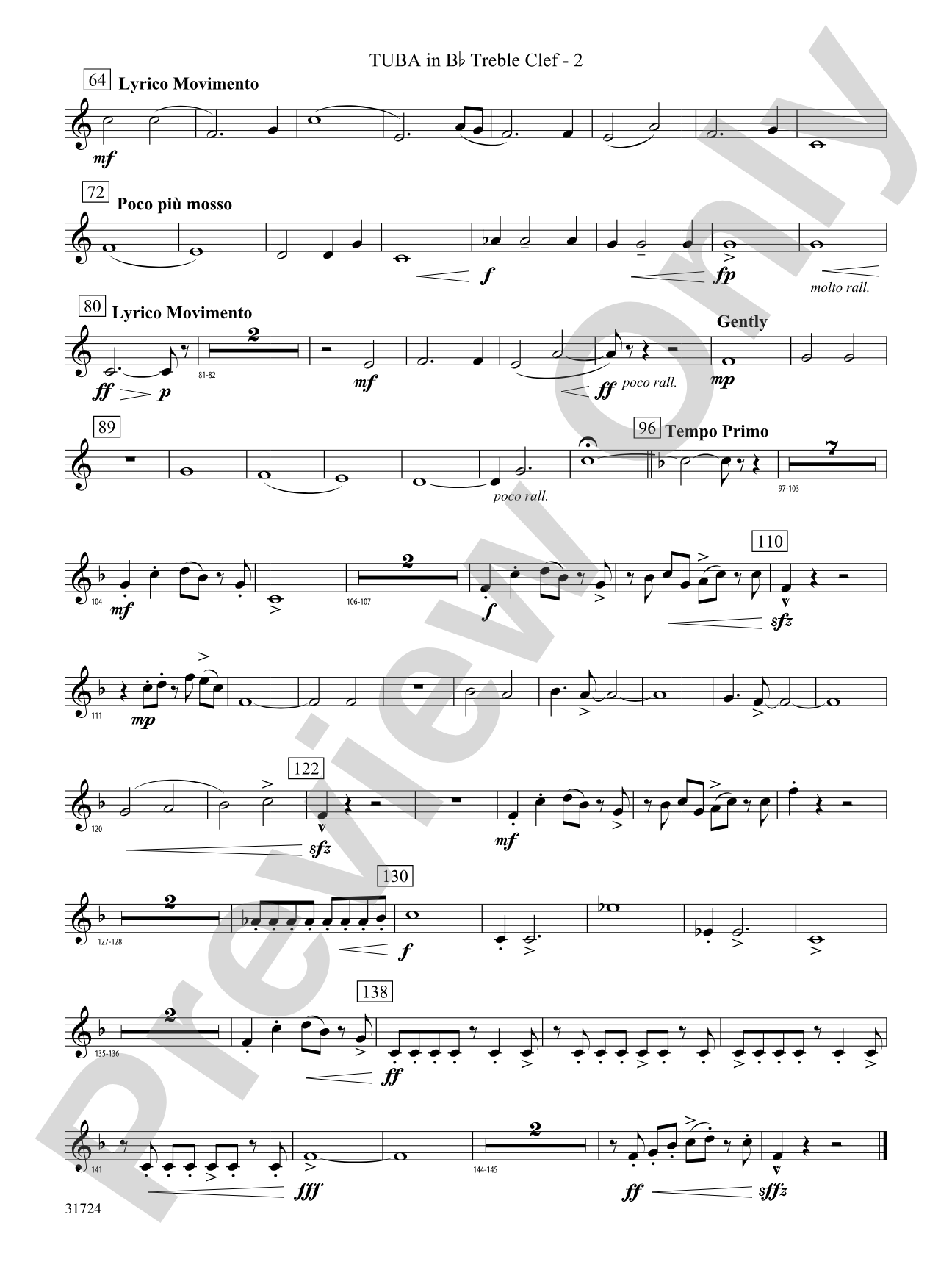 Choreography: (wp) B-flat Tuba T.C.