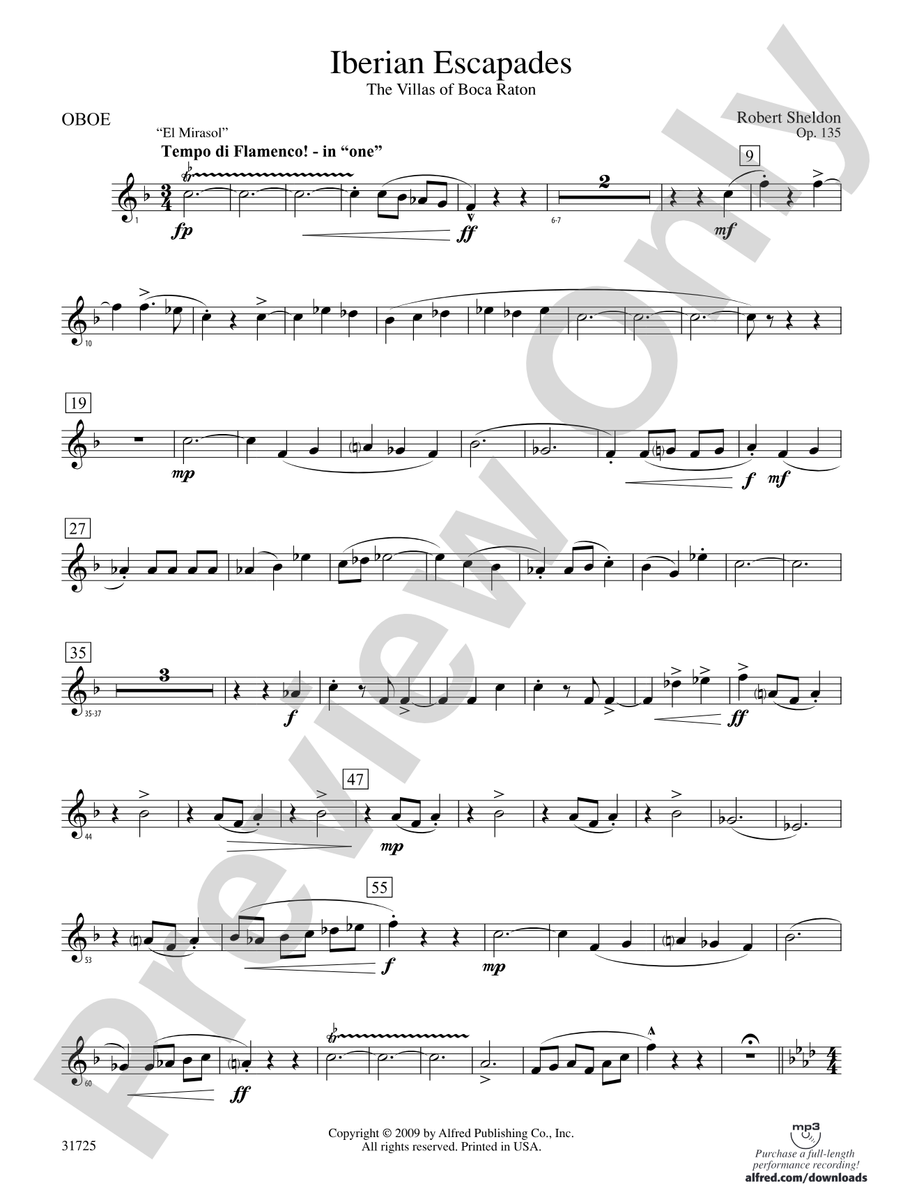Iberian Escapades: Oboe