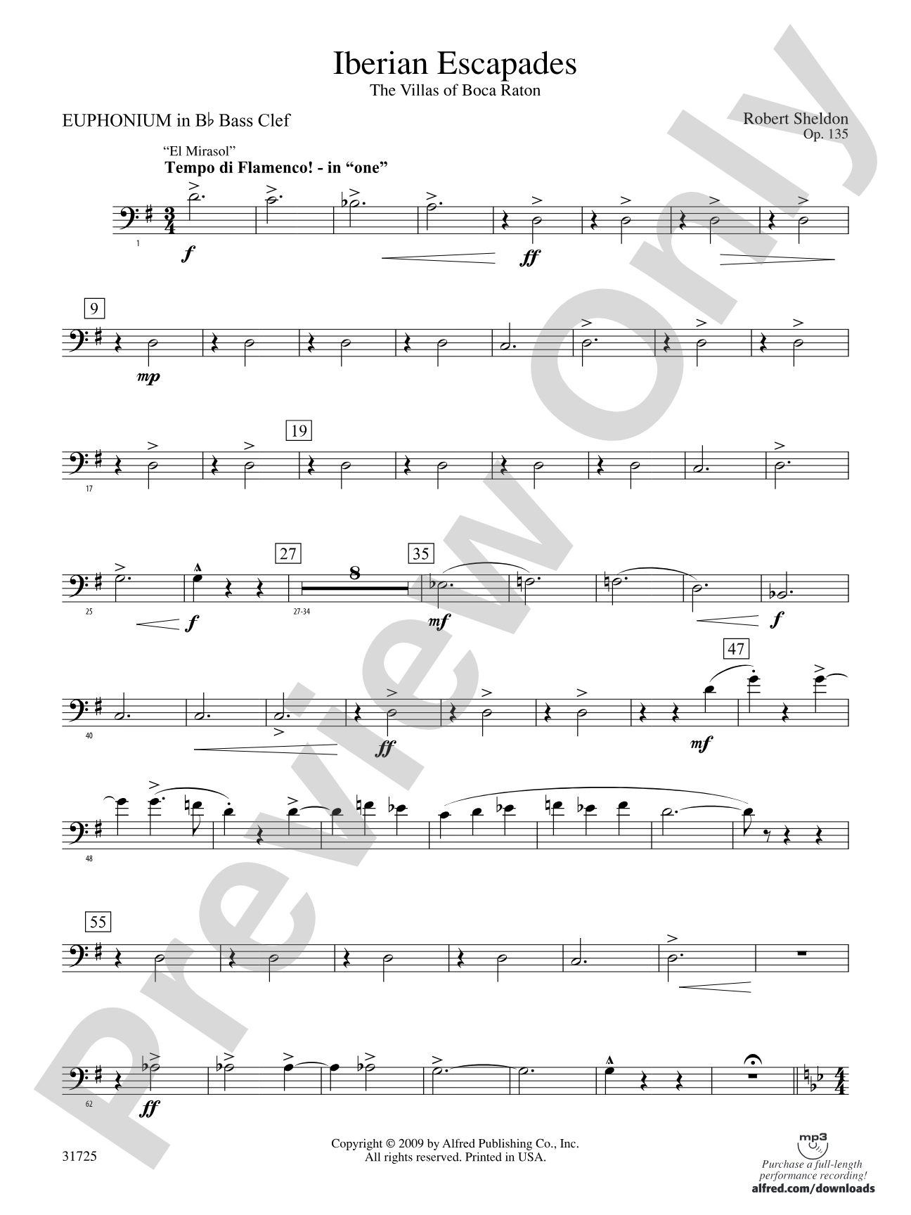 Iberian Escapades: (wp) B-flat Baritone B.C.