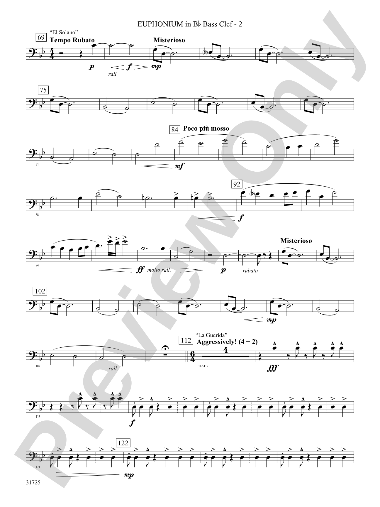 Iberian Escapades: (wp) B-flat Baritone B.C.