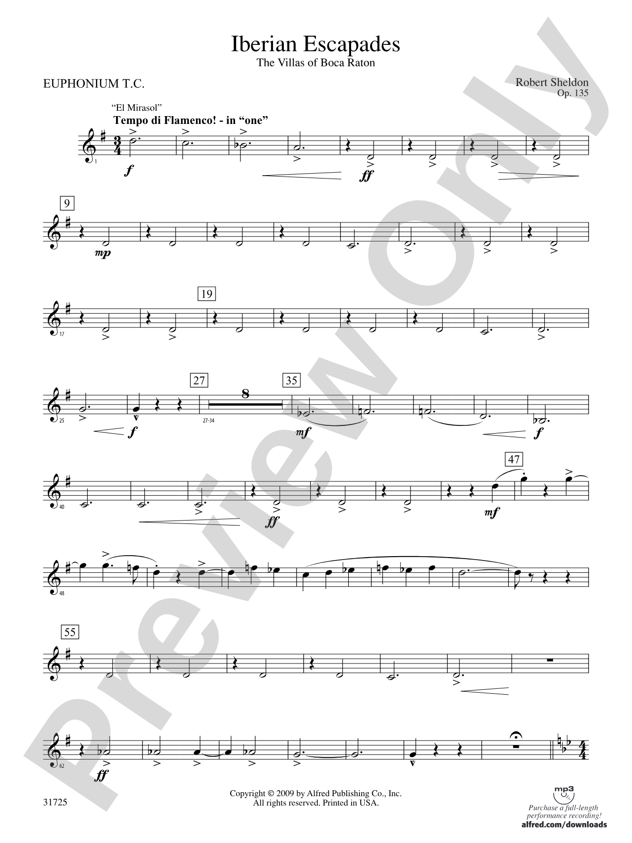 Iberian Escapades: (wp) Baritone T.C.