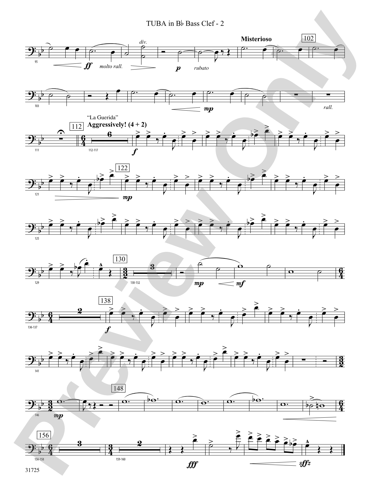 Iberian Escapades: (wp) B-flat Tuba B.C.