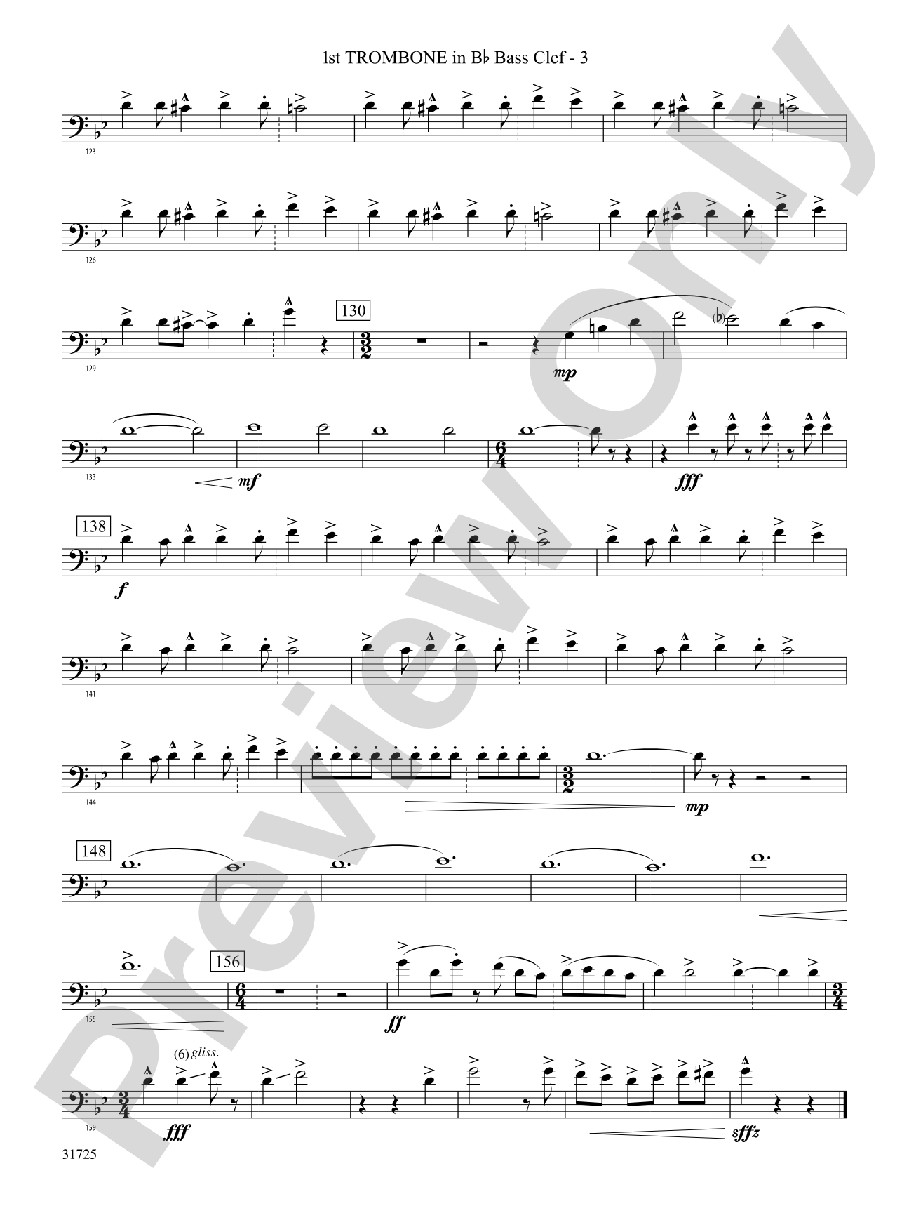 Iberian Escapades: (wp) 1st B-flat Trombone B.C.