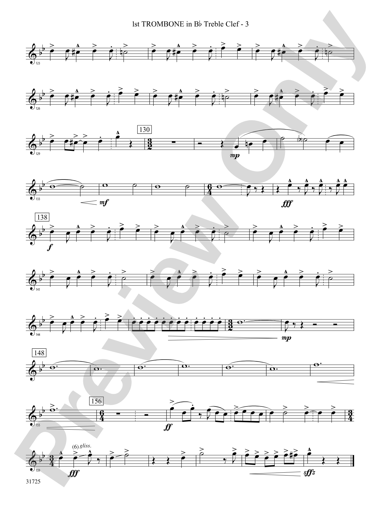 Iberian Escapades: (wp) 1st B-flat Trombone T.C.