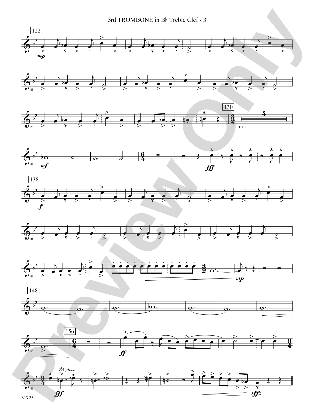 Iberian Escapades: (wp) 3rd B-flat Trombone T.C.