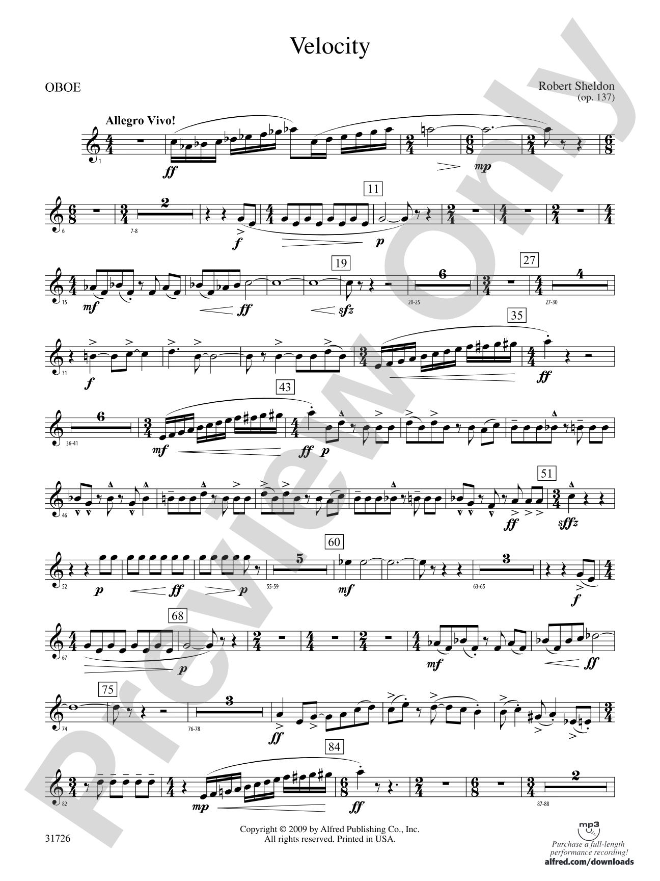 Velocity: Oboe