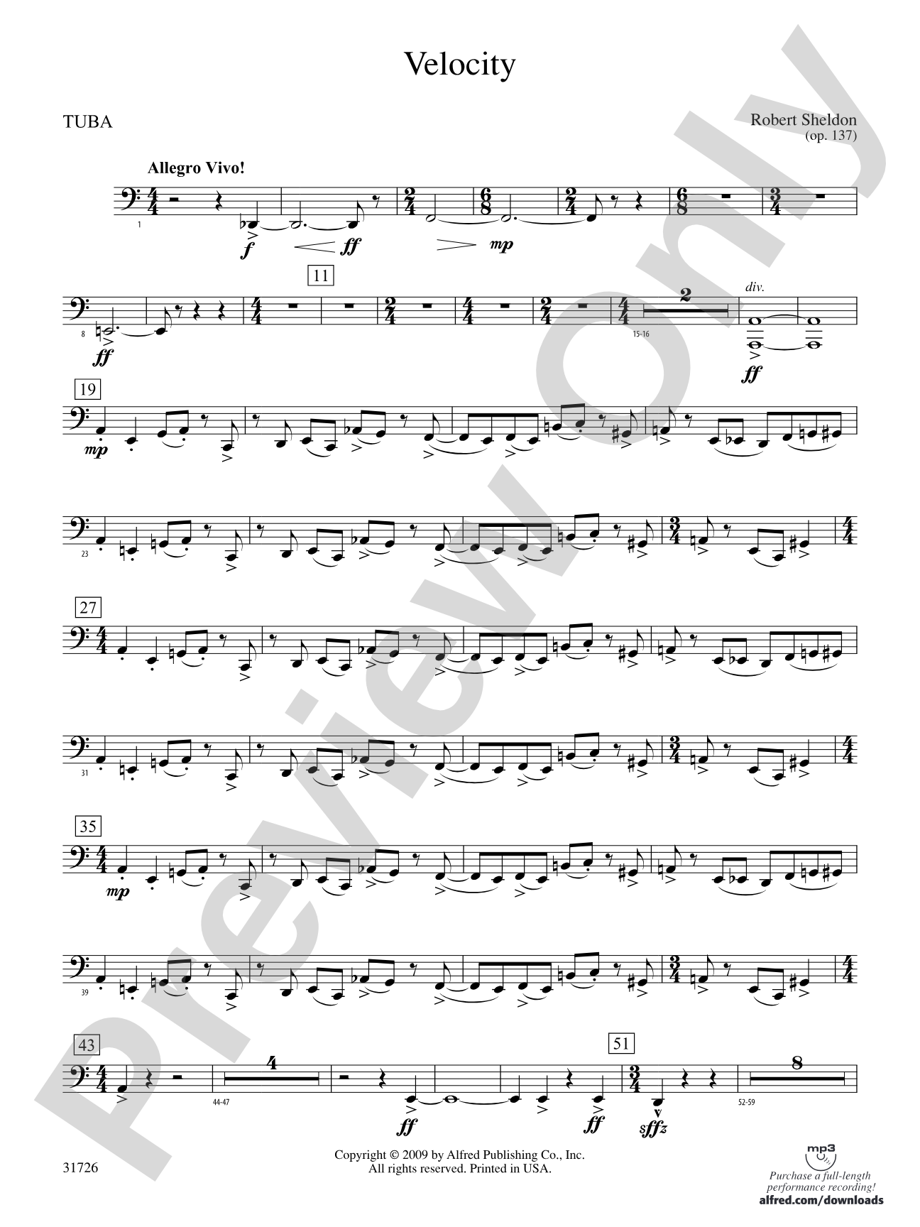 Velocity: Tuba