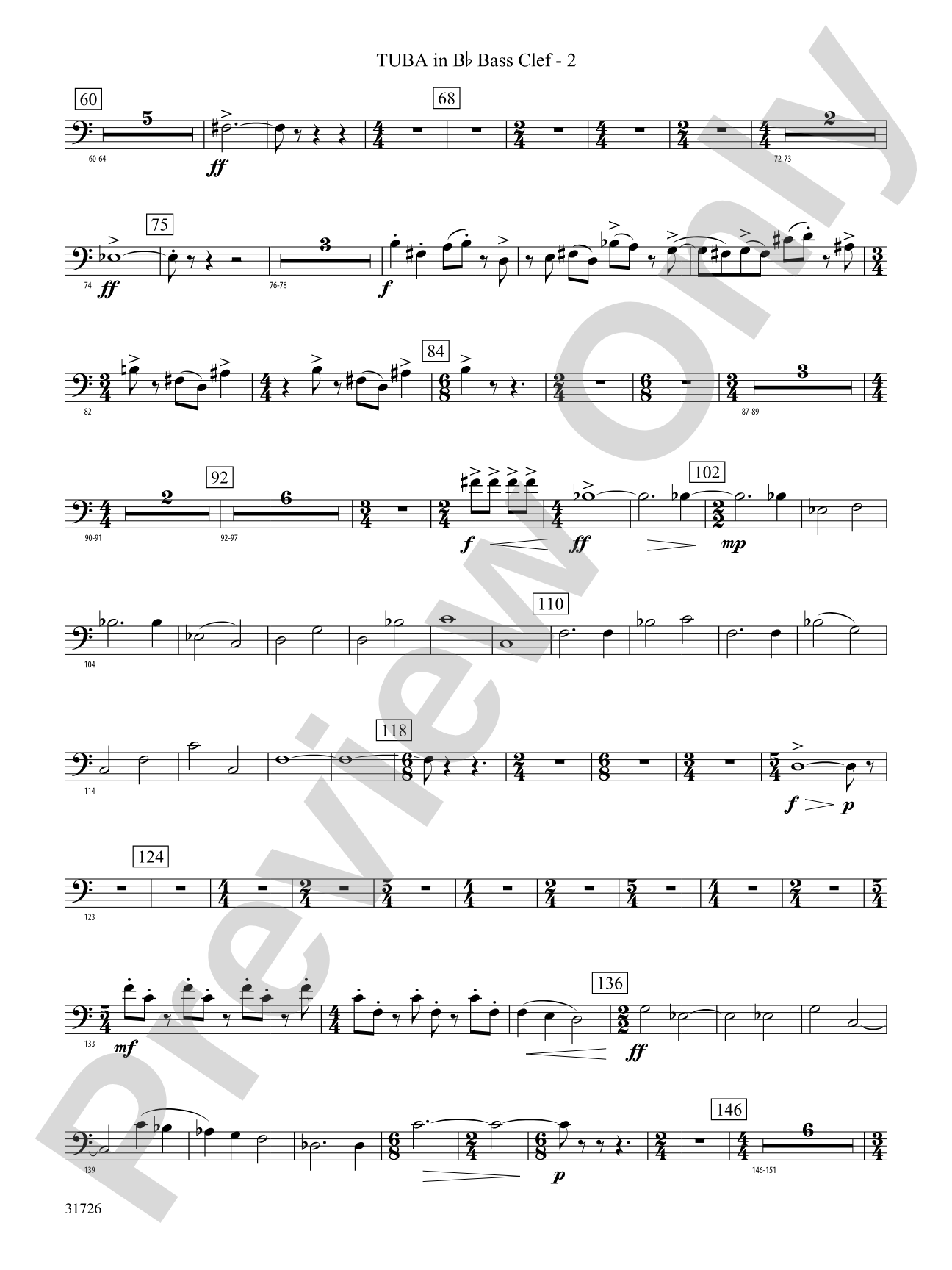 Velocity: (wp) B-flat Tuba B.C.