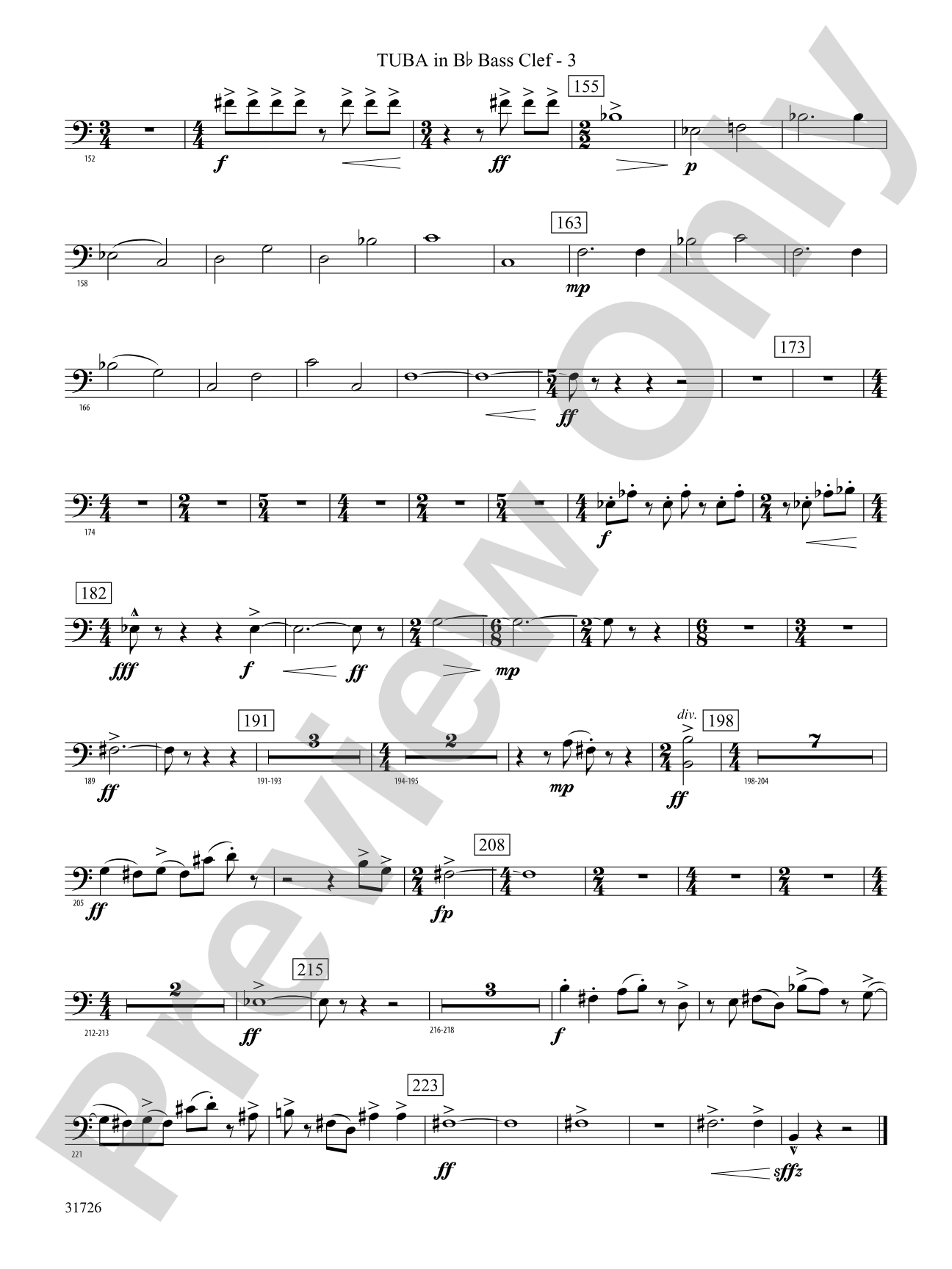 Velocity: (wp) B-flat Tuba B.C.