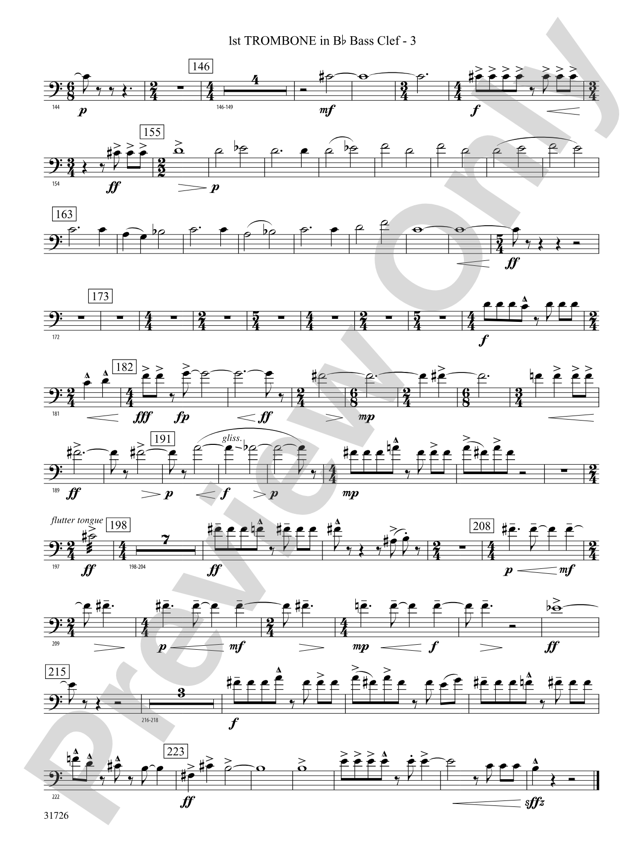 Velocity: (wp) 1st B-flat Trombone B.C.