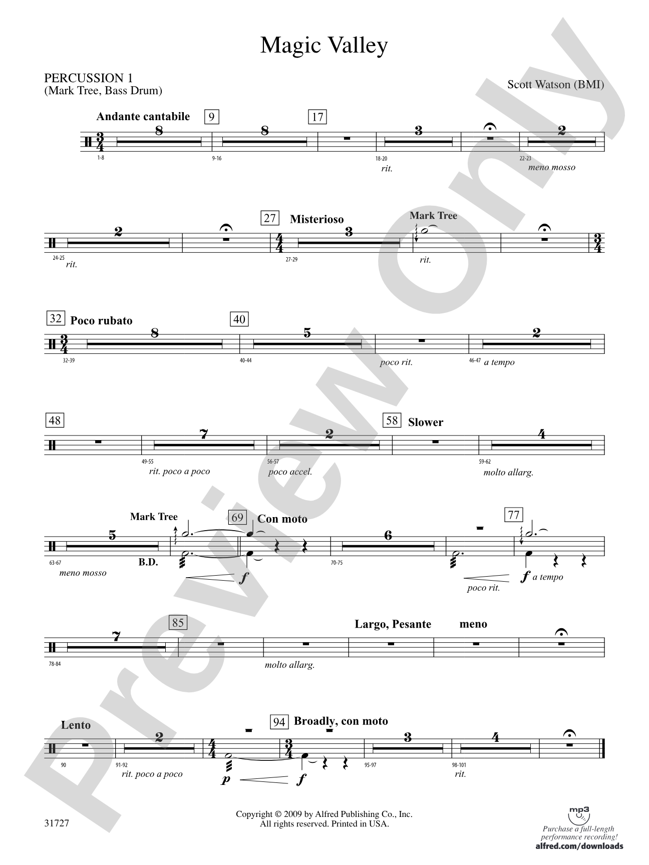 Magic Valley: 1st Percussion