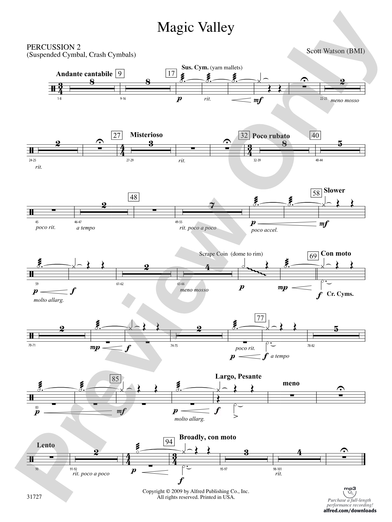Magic Valley: 2nd Percussion