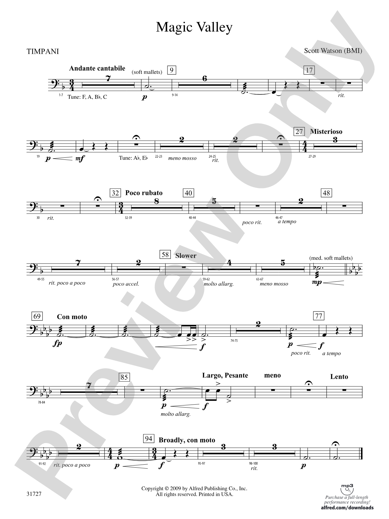 Magic Valley: Timpani