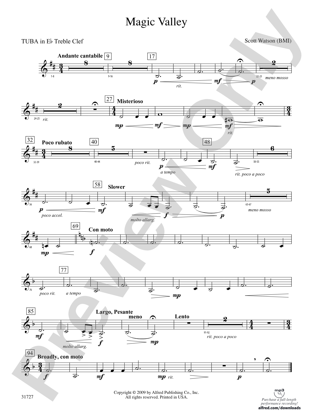 Magic Valley: (wp) E-flat Tuba T.C.