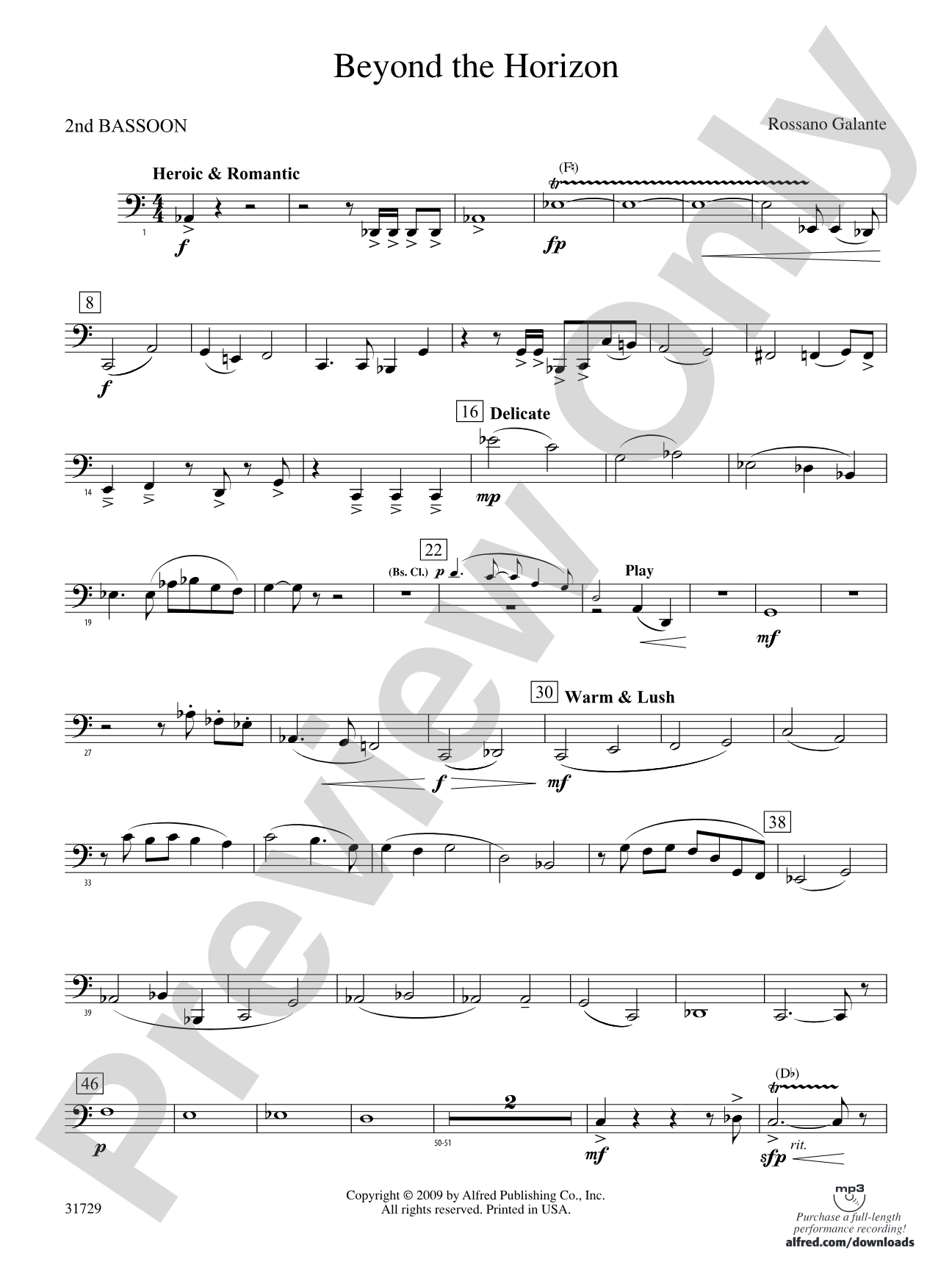 Beyond the Horizon: 2nd Bassoon