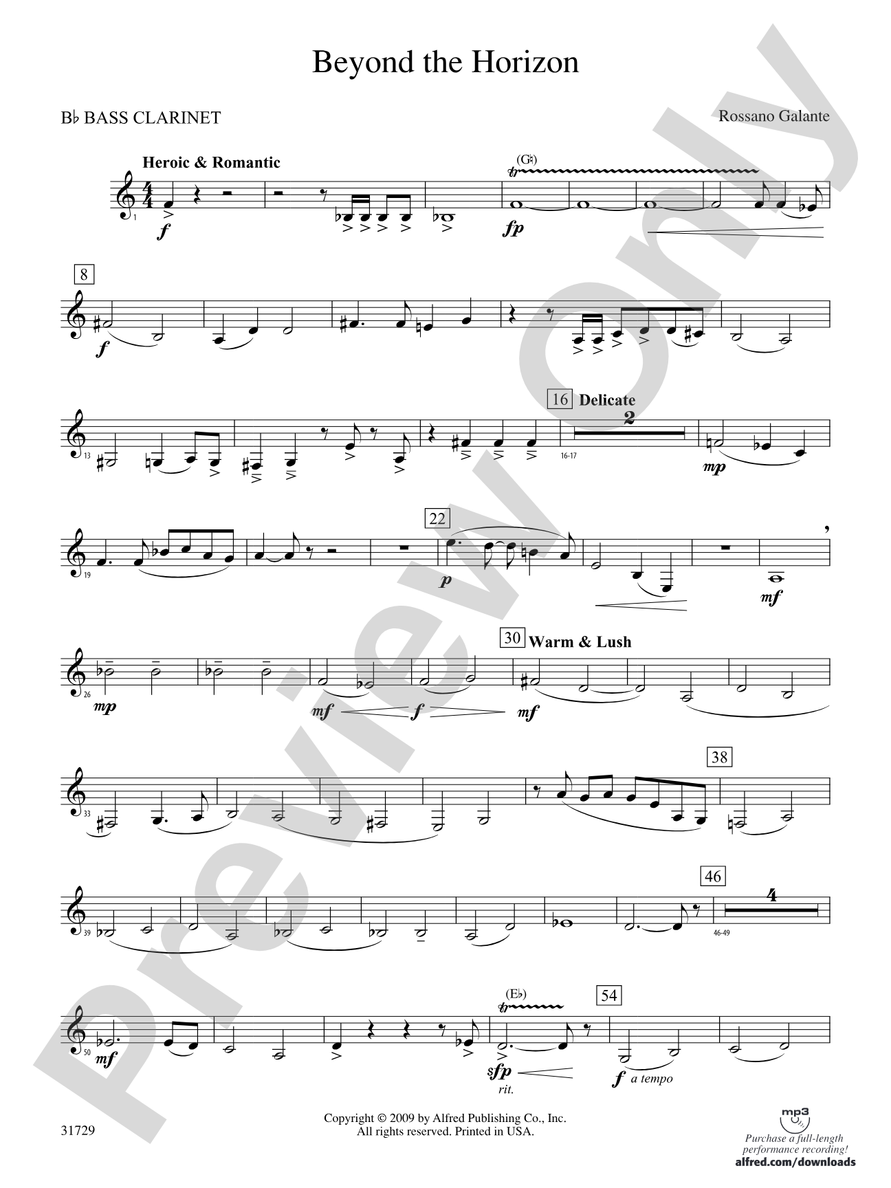Beyond the Horizon: B-flat Bass Clarinet