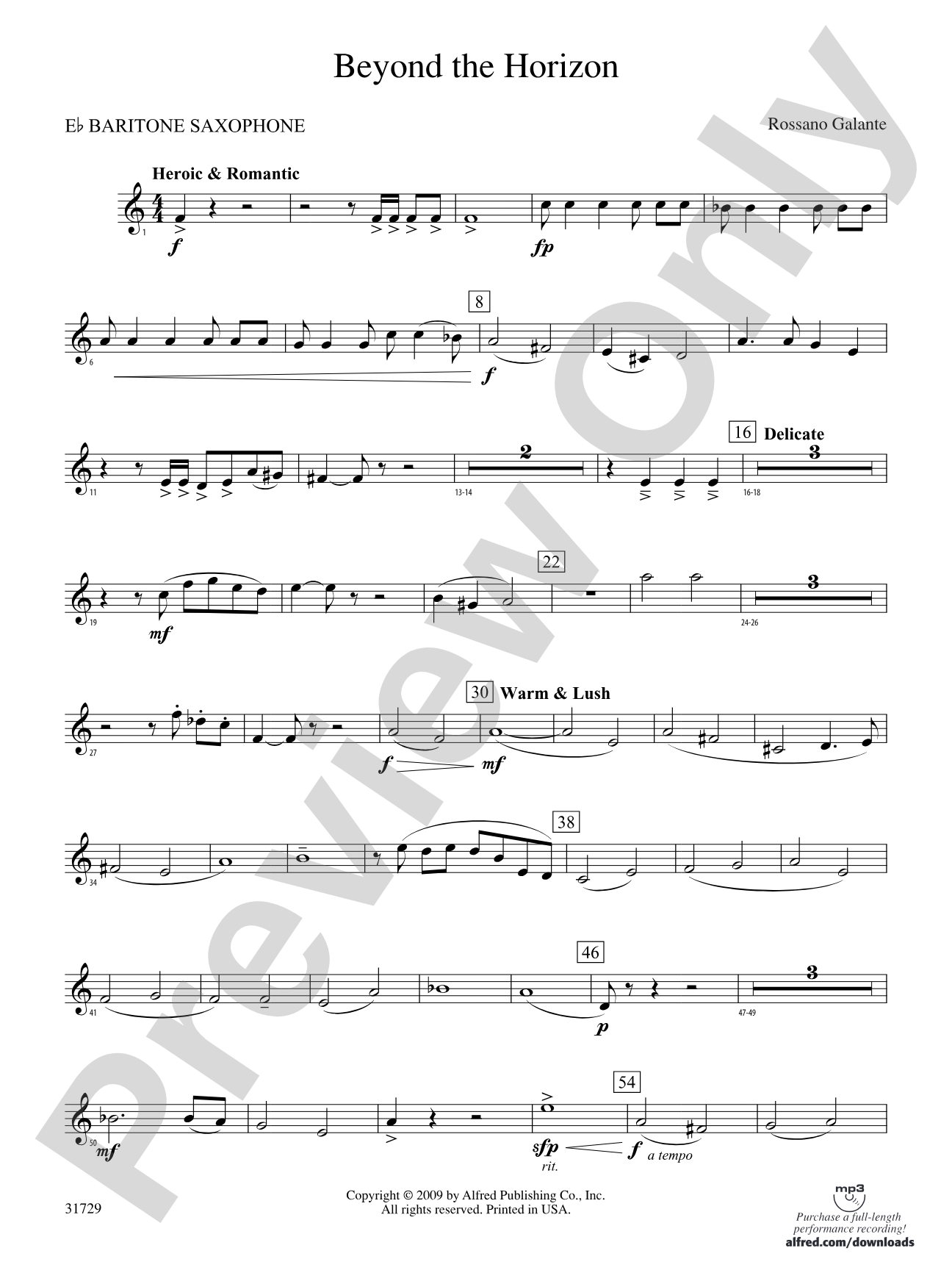 Beyond the Horizon: E-flat Baritone Saxophone