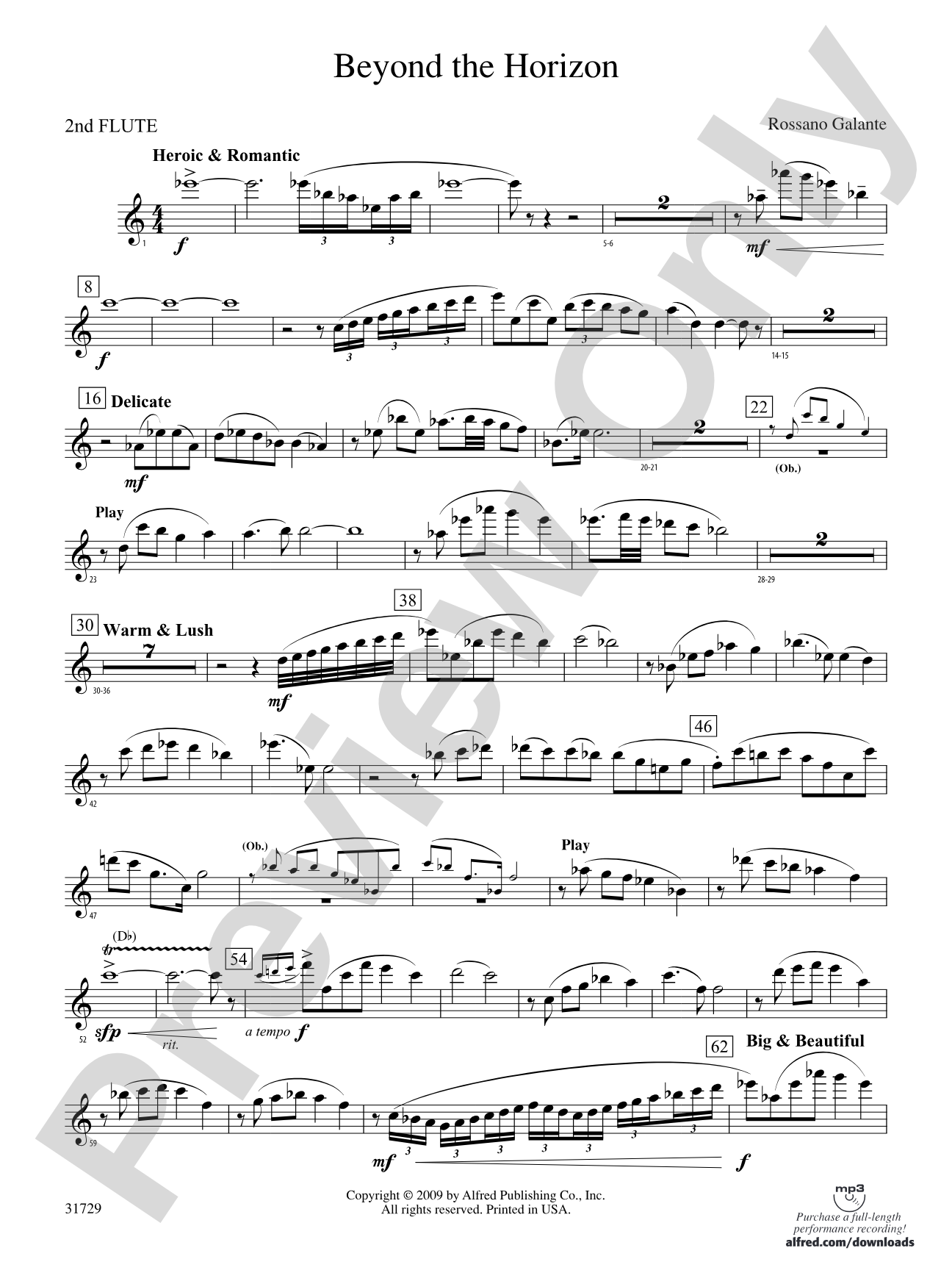 Beyond the Horizon: 2nd Flute