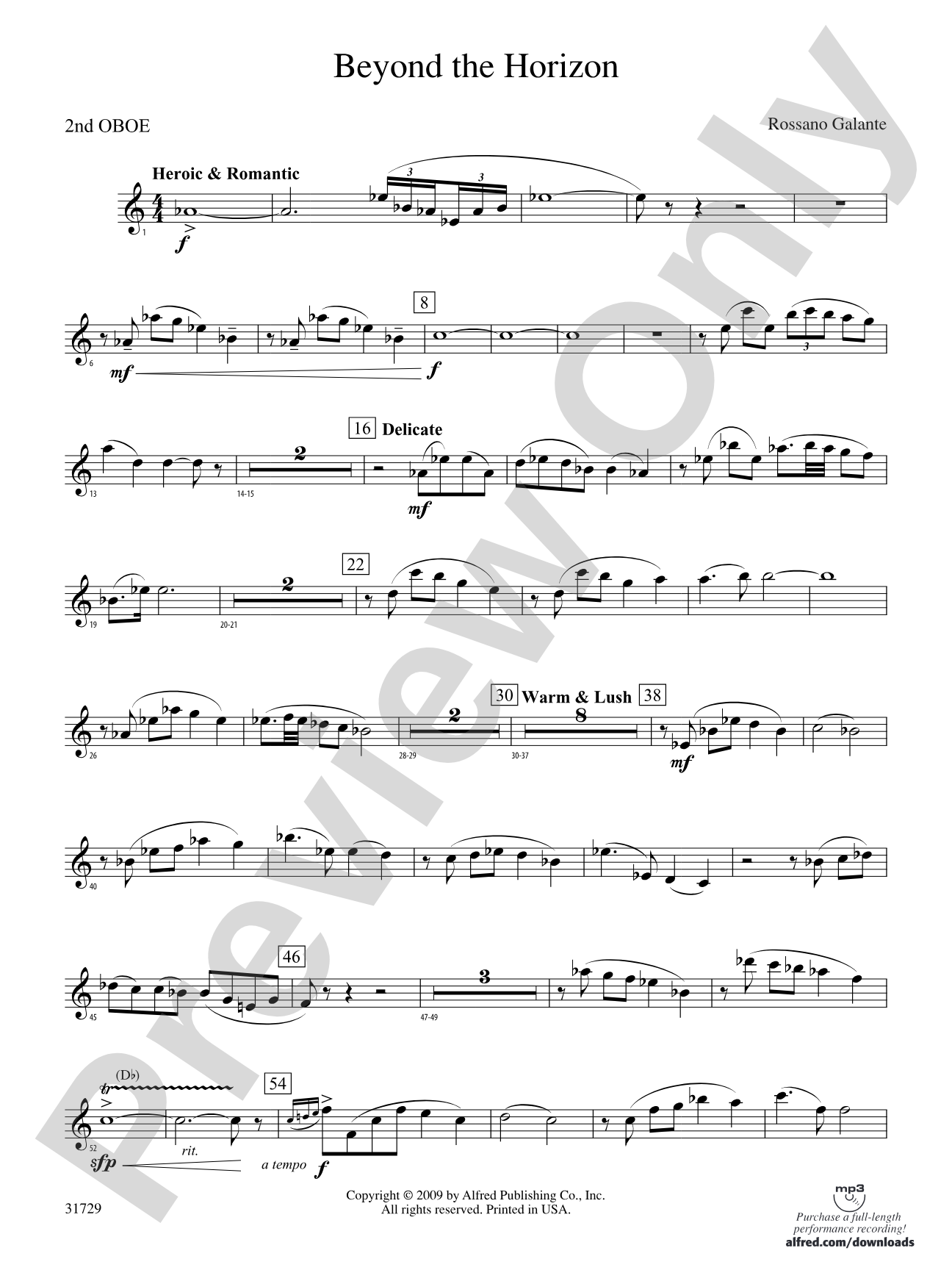 Beyond the Horizon: 2nd Oboe