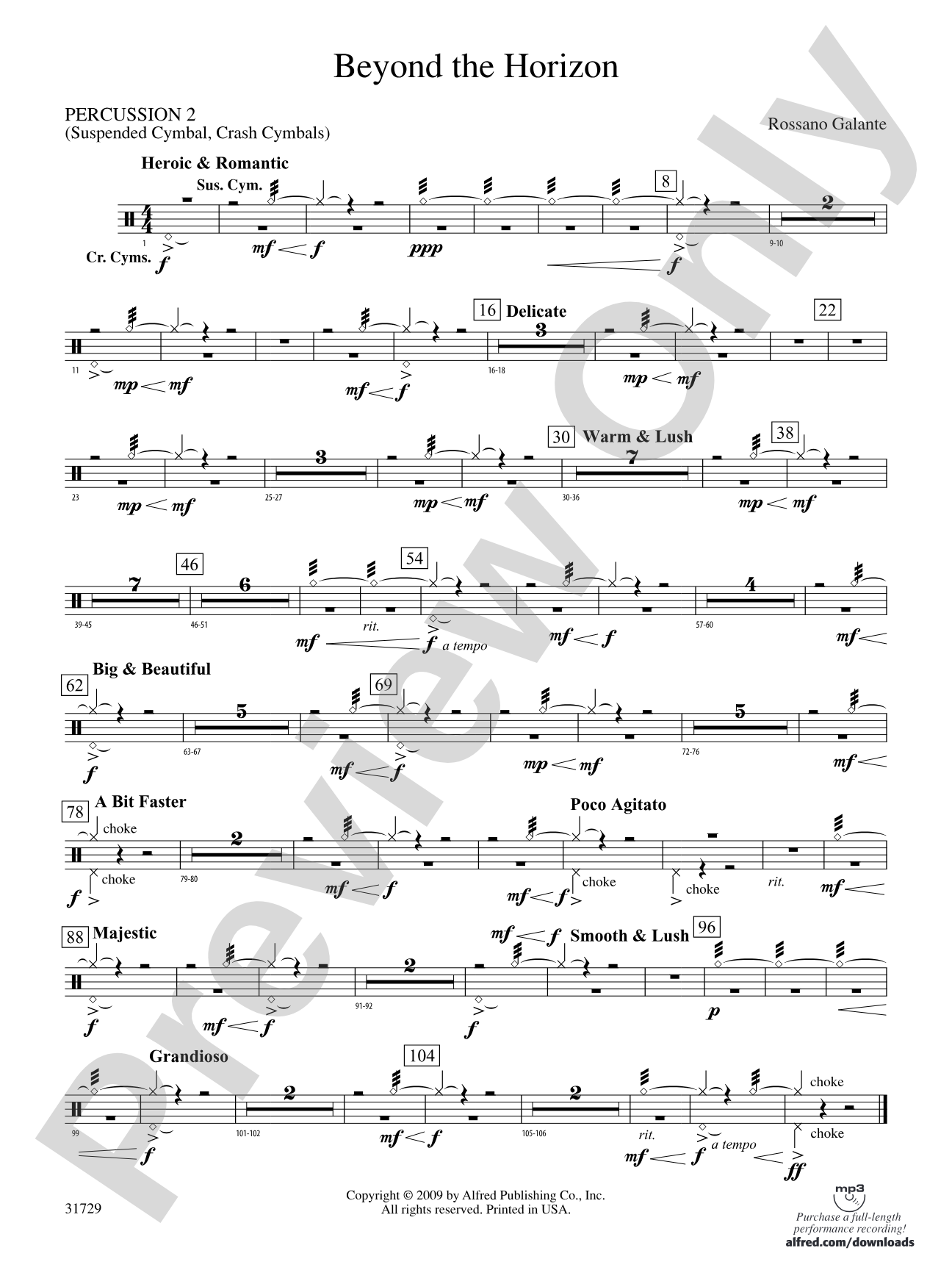 Beyond the Horizon: 2nd Percussion