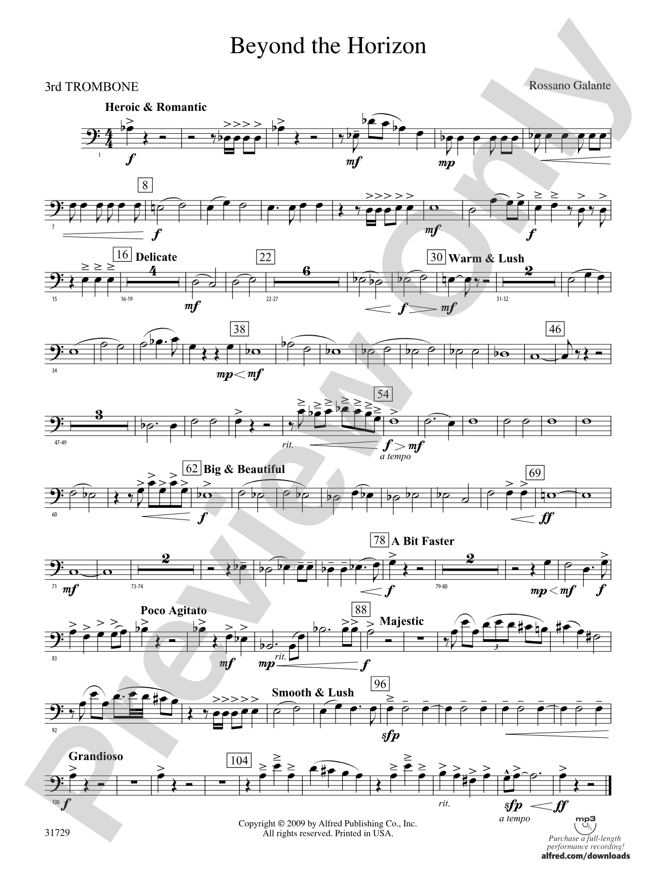 Beyond the Horizon: 3rd Trombone
