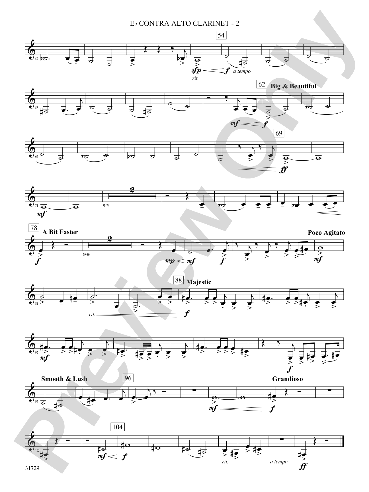 Beyond the Horizon: (wp) E-flat Contrabass Clarinet