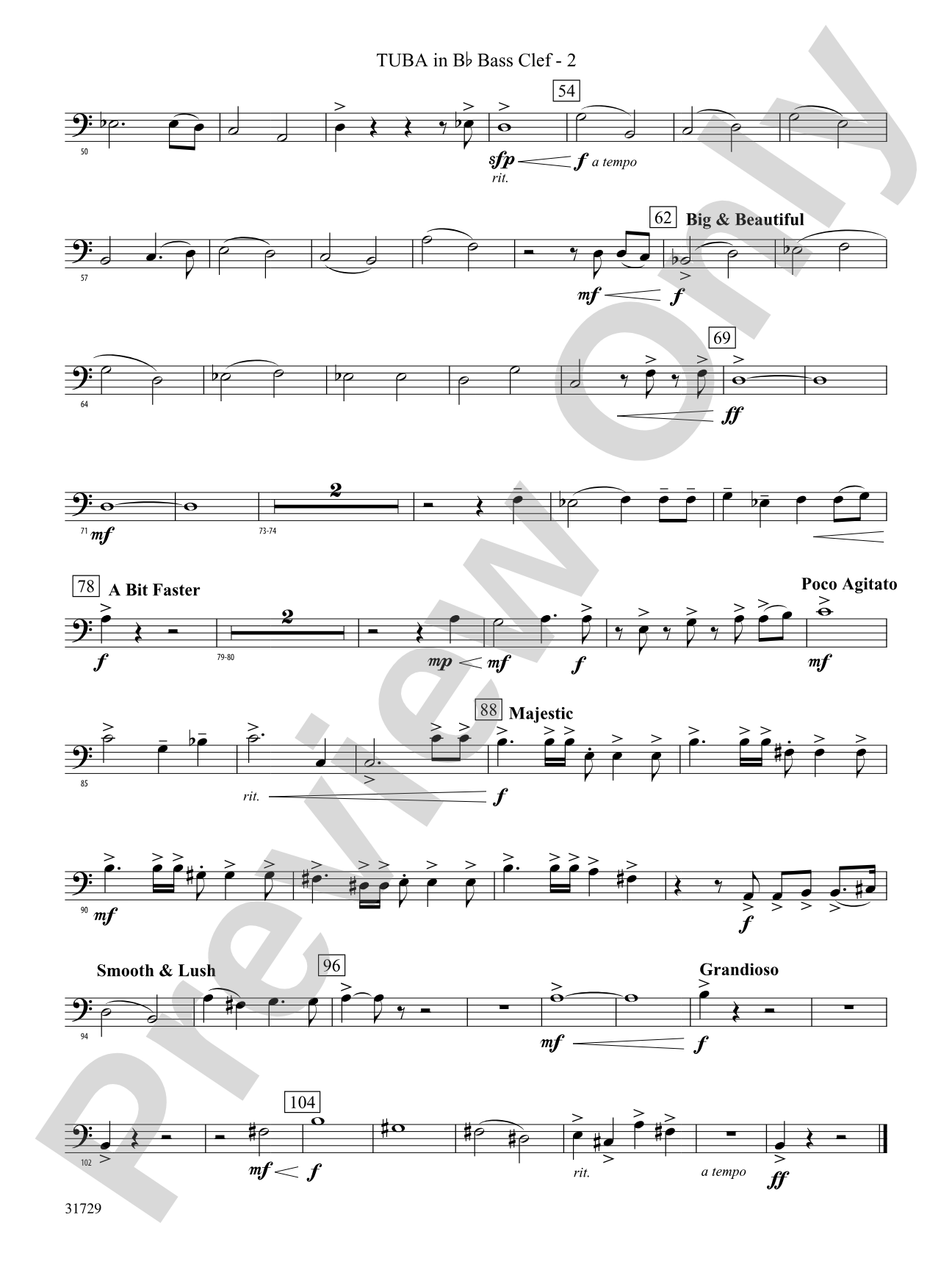 Beyond the Horizon: (wp) B-flat Tuba B.C.