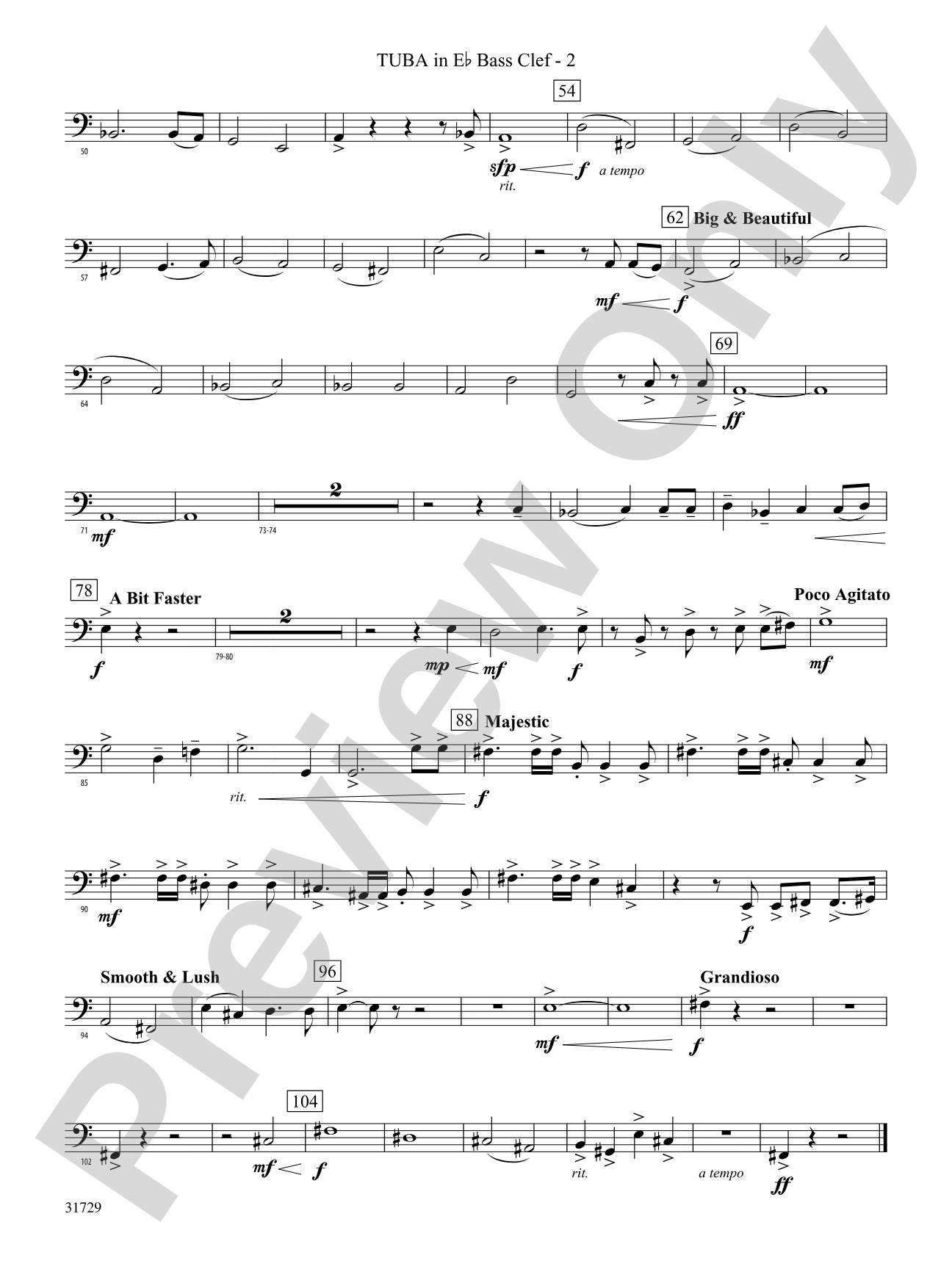 Beyond the Horizon: (wp) E-flat Tuba B.C.