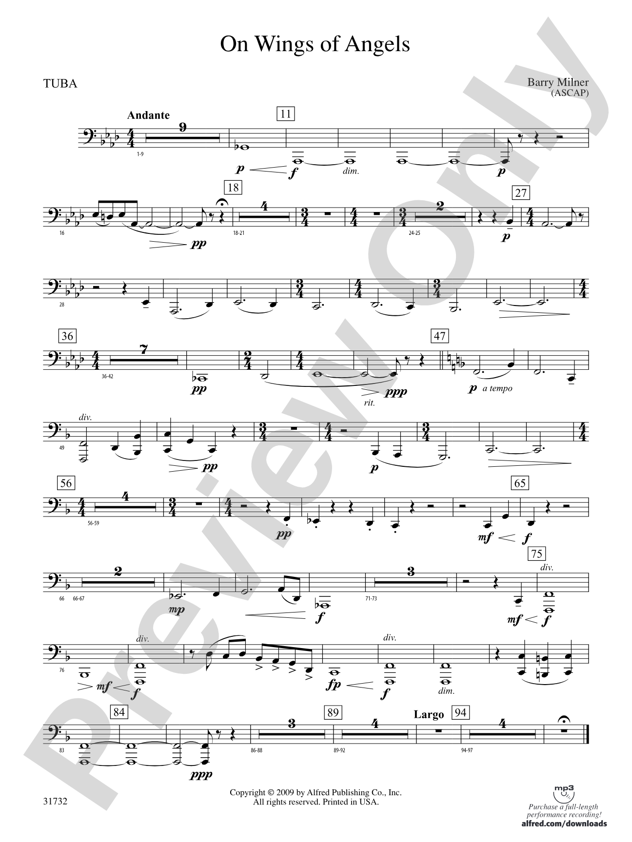 On Wings of Angels: Tuba