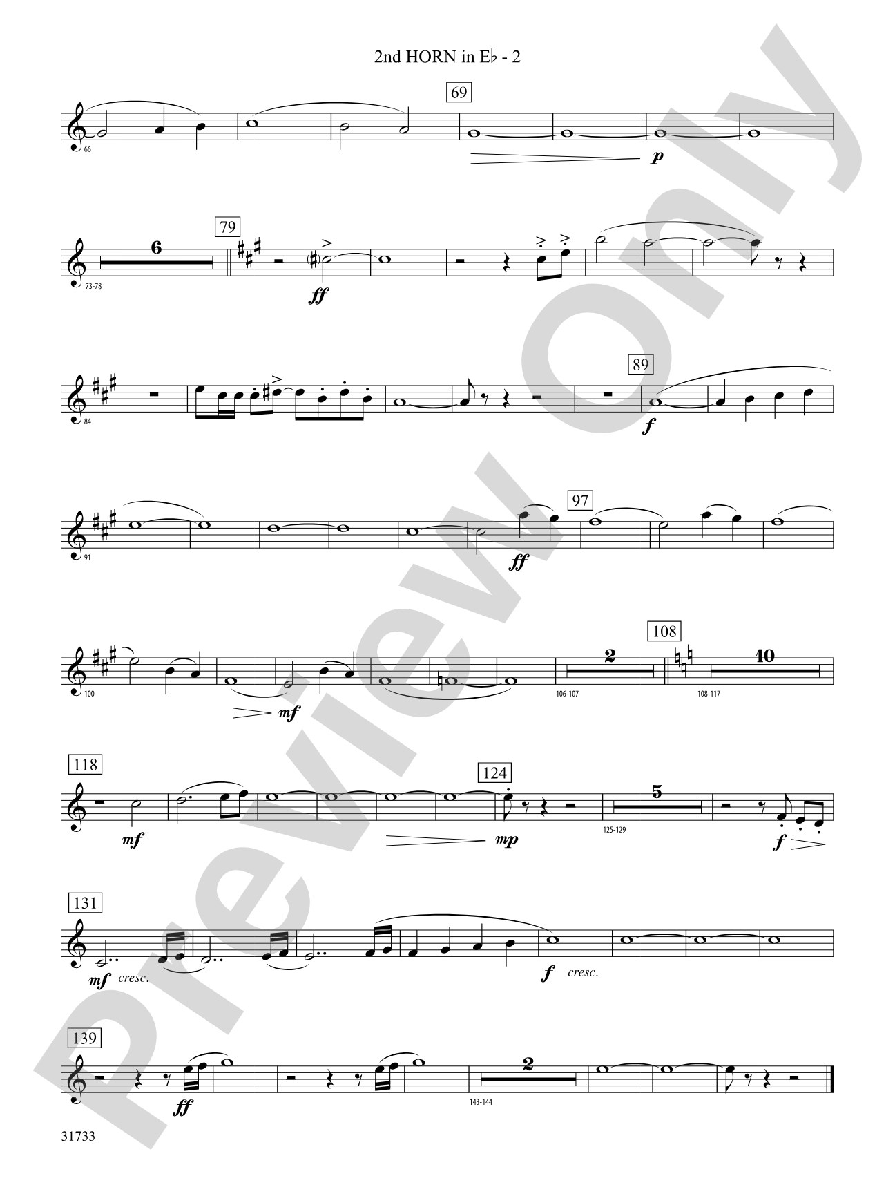 Santa's Journey (Bringing "Joy to the World"): (wp) 2nd Horn in E-flat