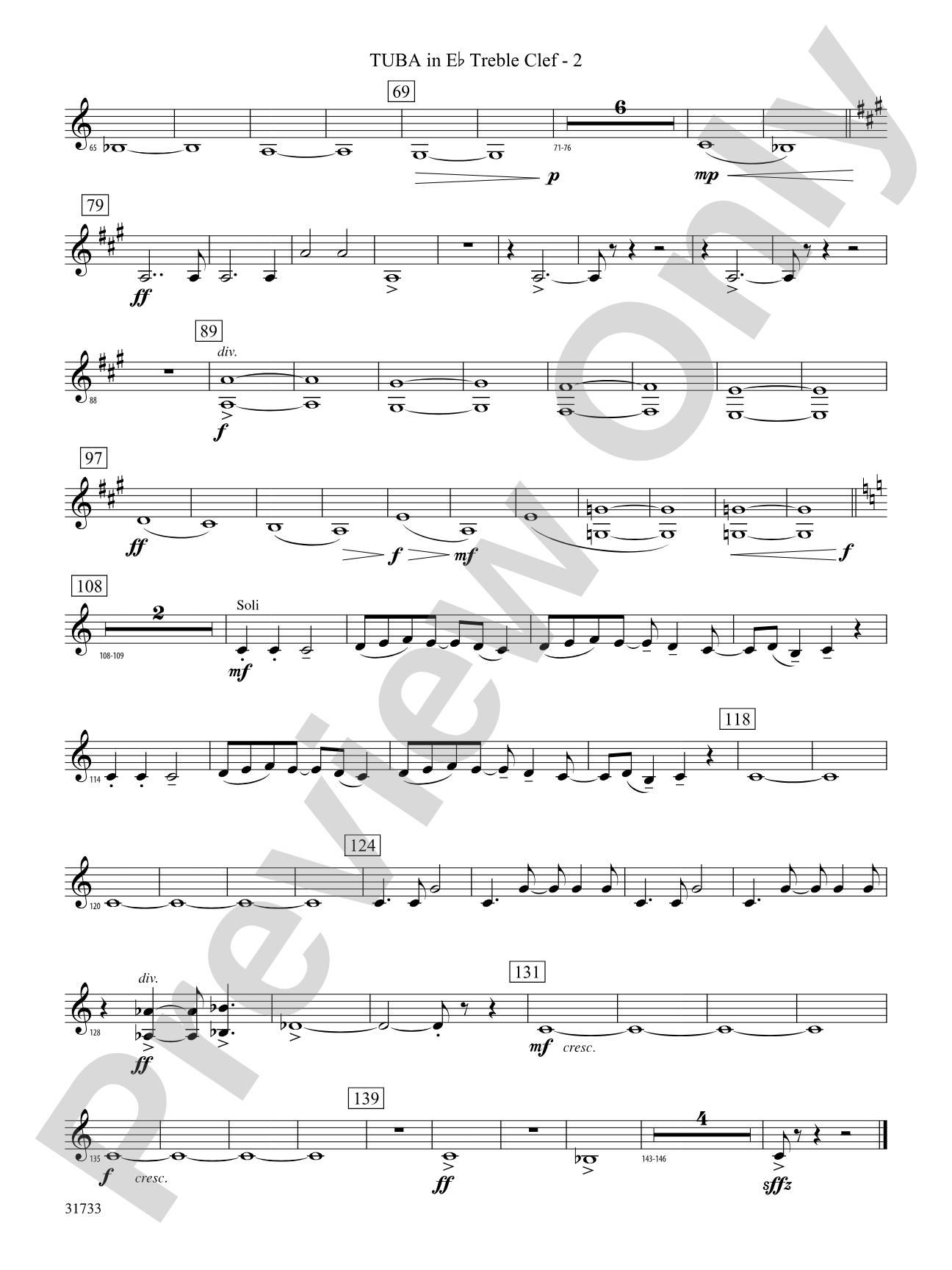 Santa's Journey (Bringing "Joy to the World"): (wp) E-flat Tuba T.C.