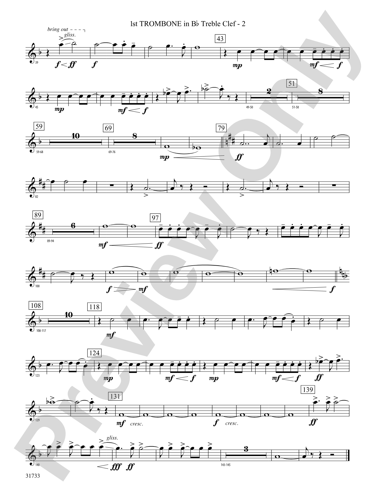 Santa's Journey (Bringing "Joy to the World"): (wp) 1st B-flat Trombone T.C.