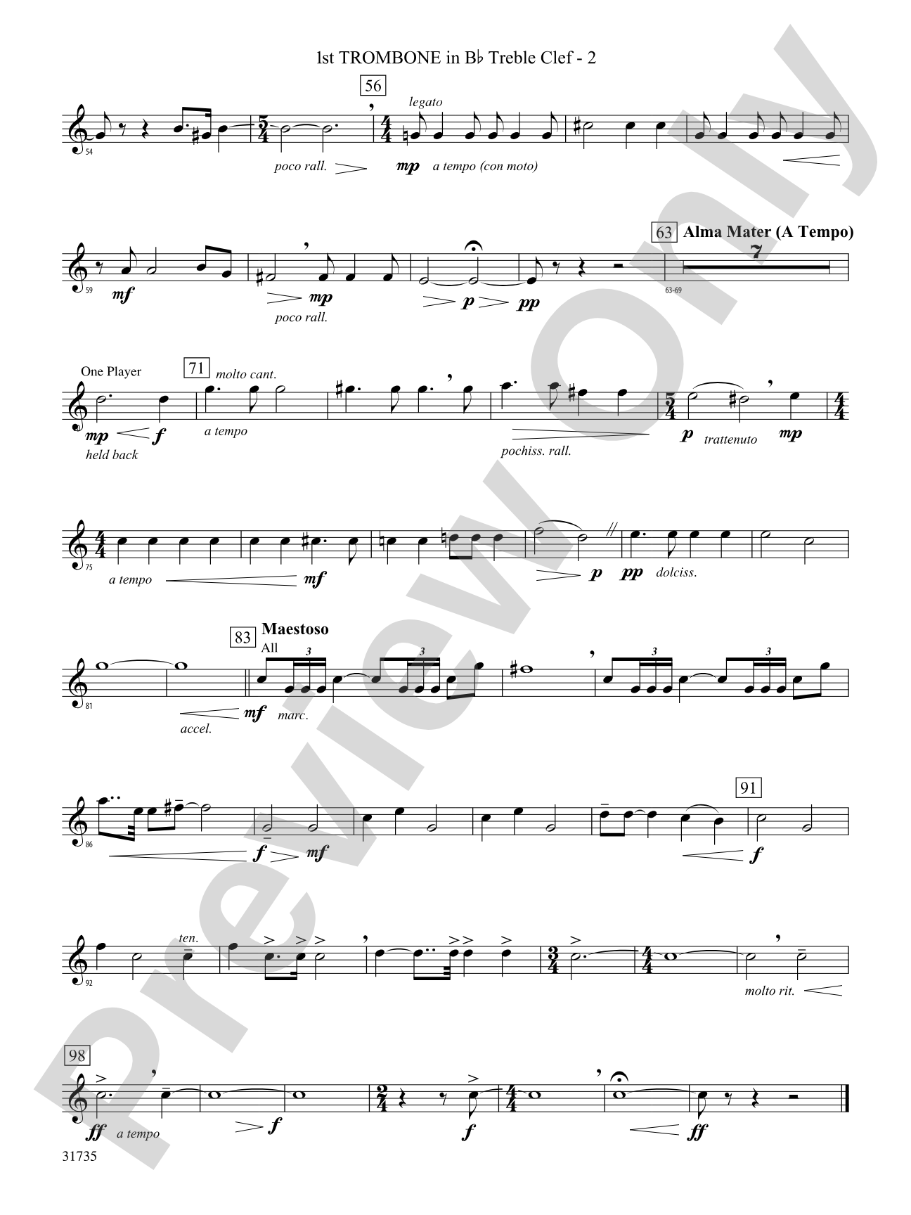 Heartland Sketches: (wp) 1st B-flat Trombone T.C.