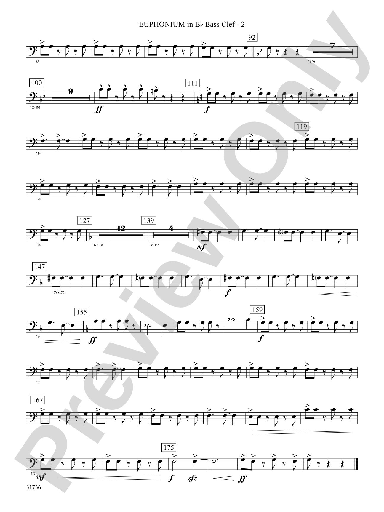 Aquia Hills: (wp) B-flat Baritone B.C.