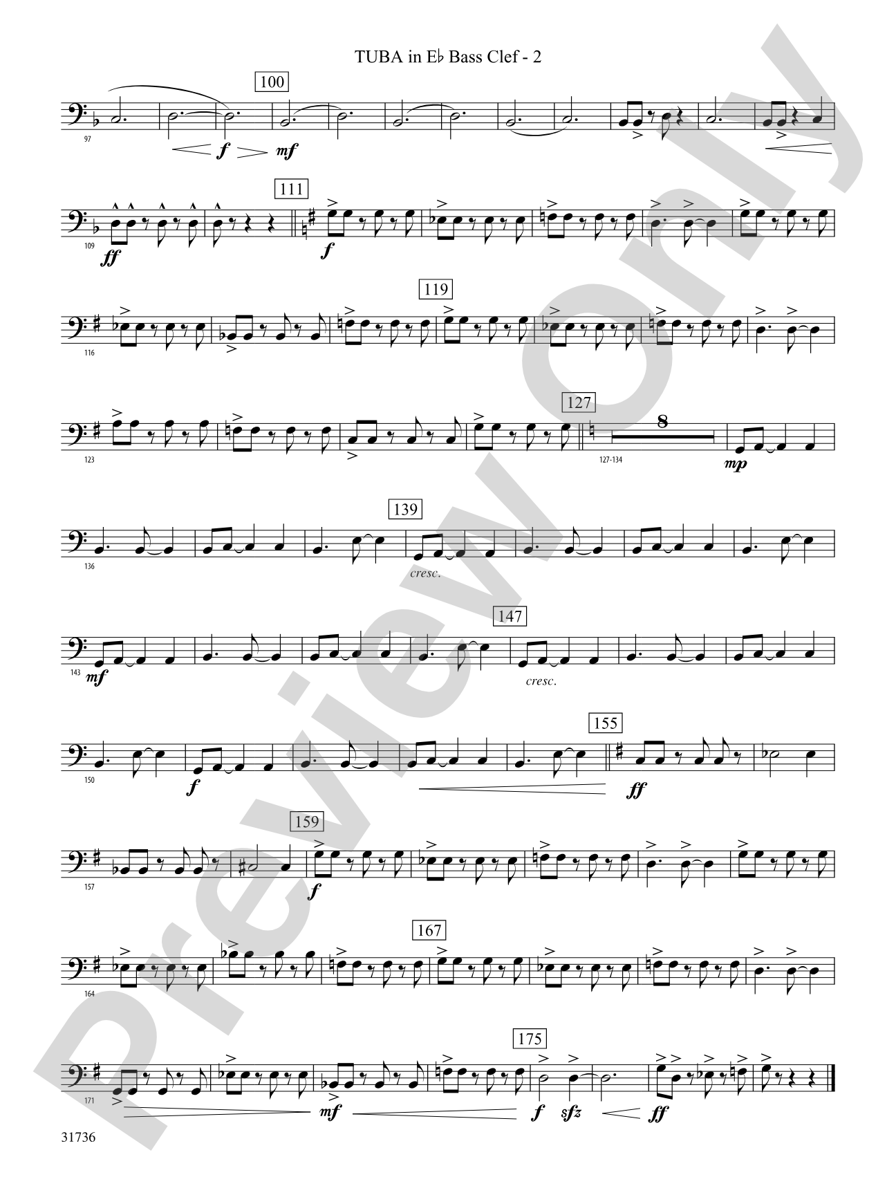 Aquia Hills: (wp) E-flat Tuba B.C.
