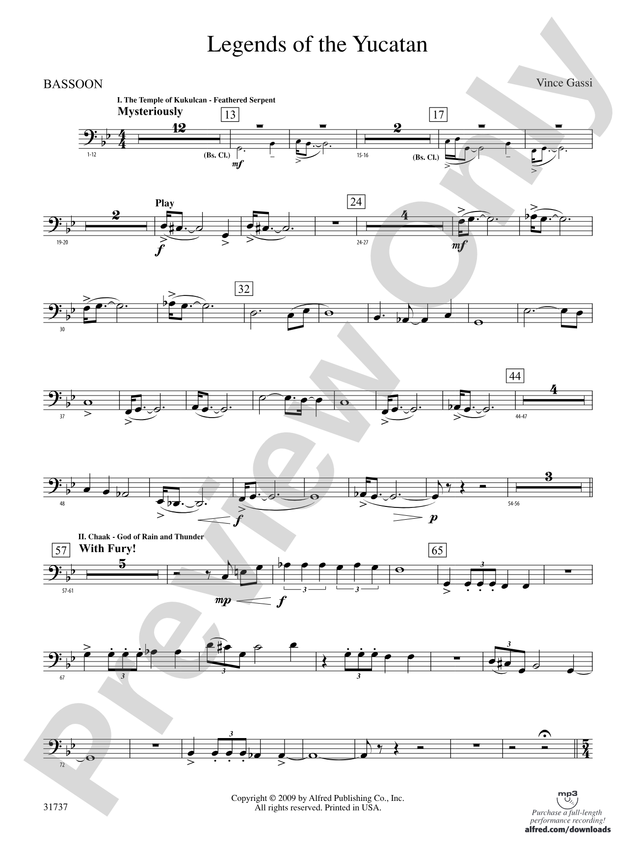 Legends of the Yucatan: Bassoon