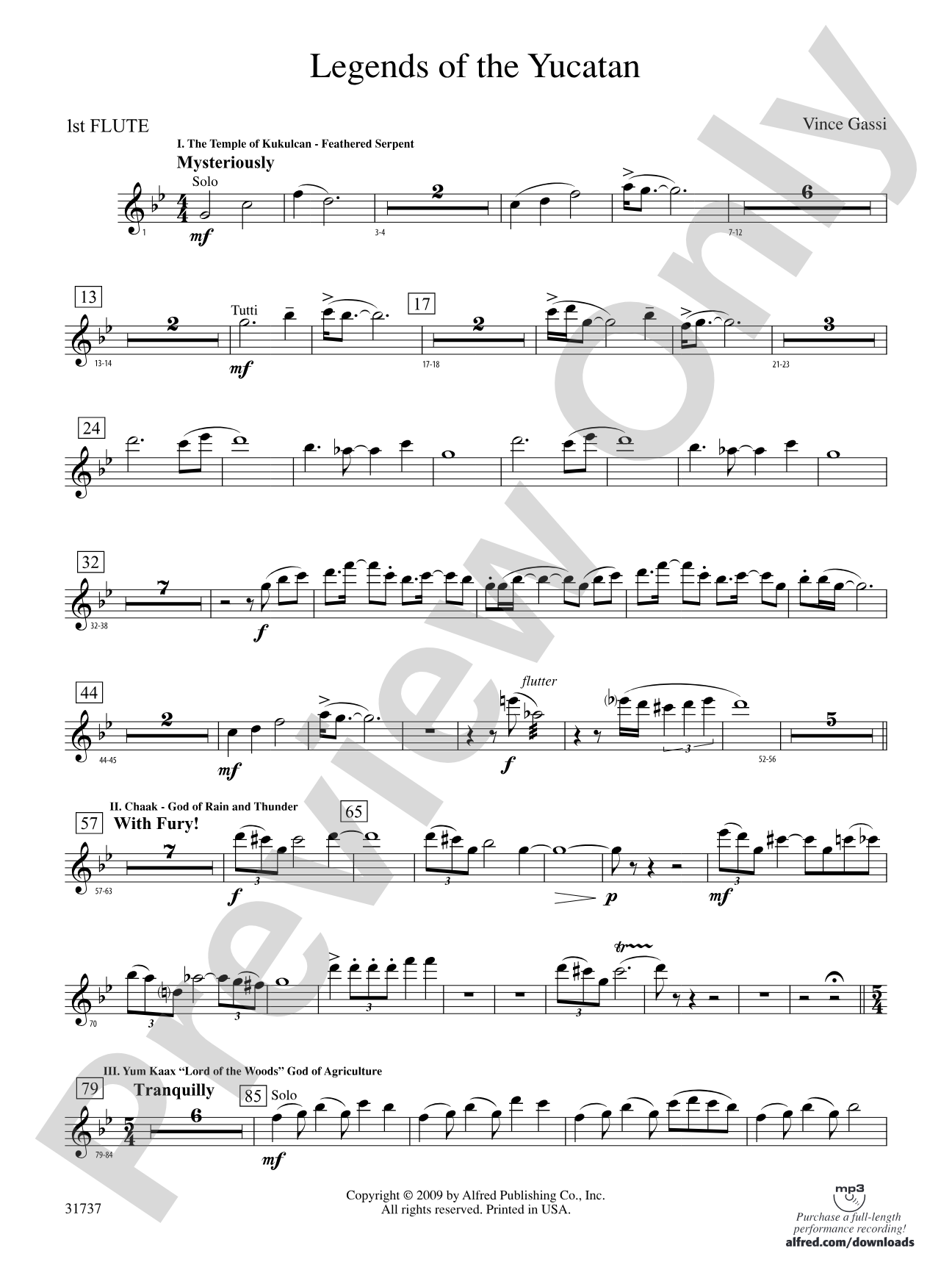 Legends of the Yucatan: Flute